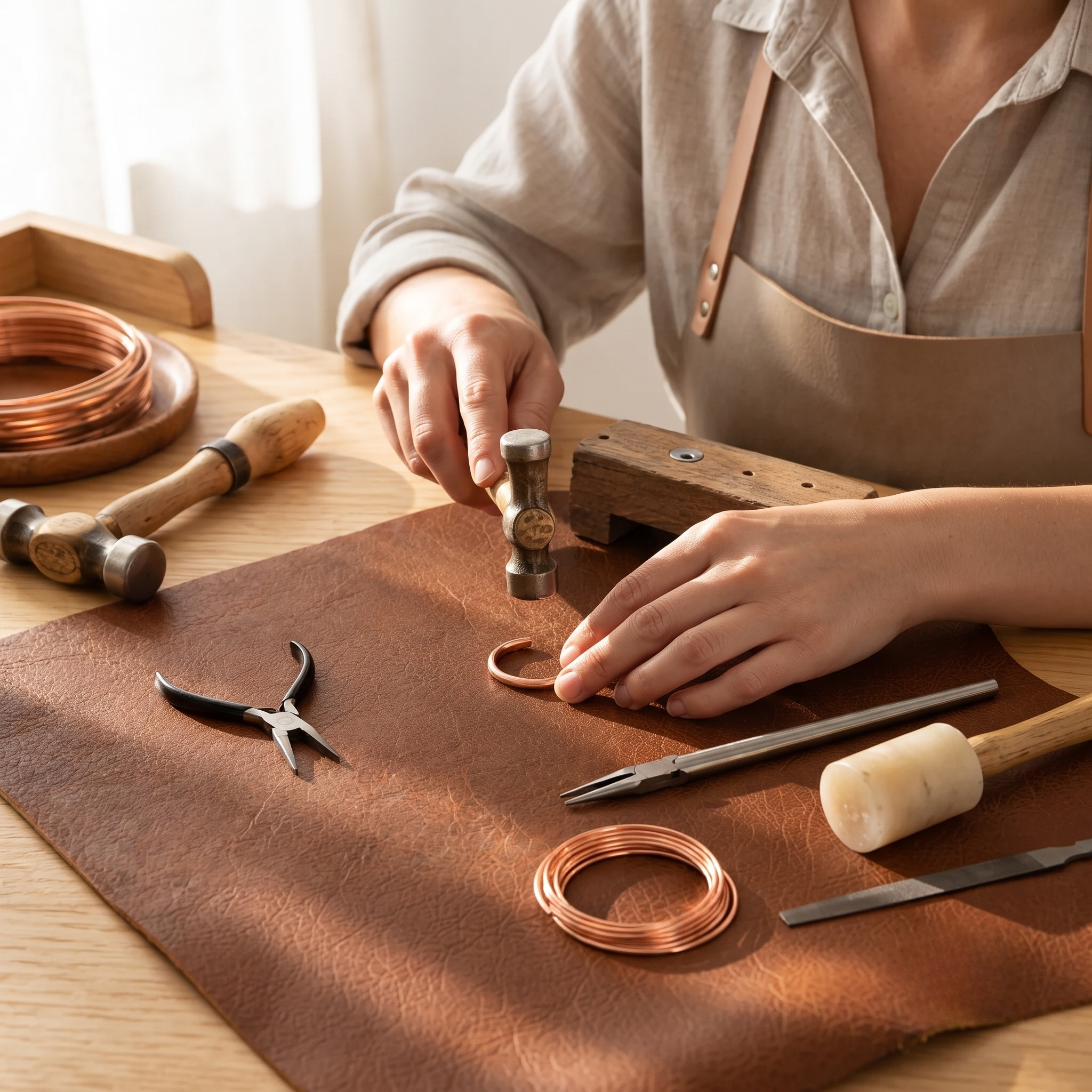 Wear Copper Slick Copper Toe Ring