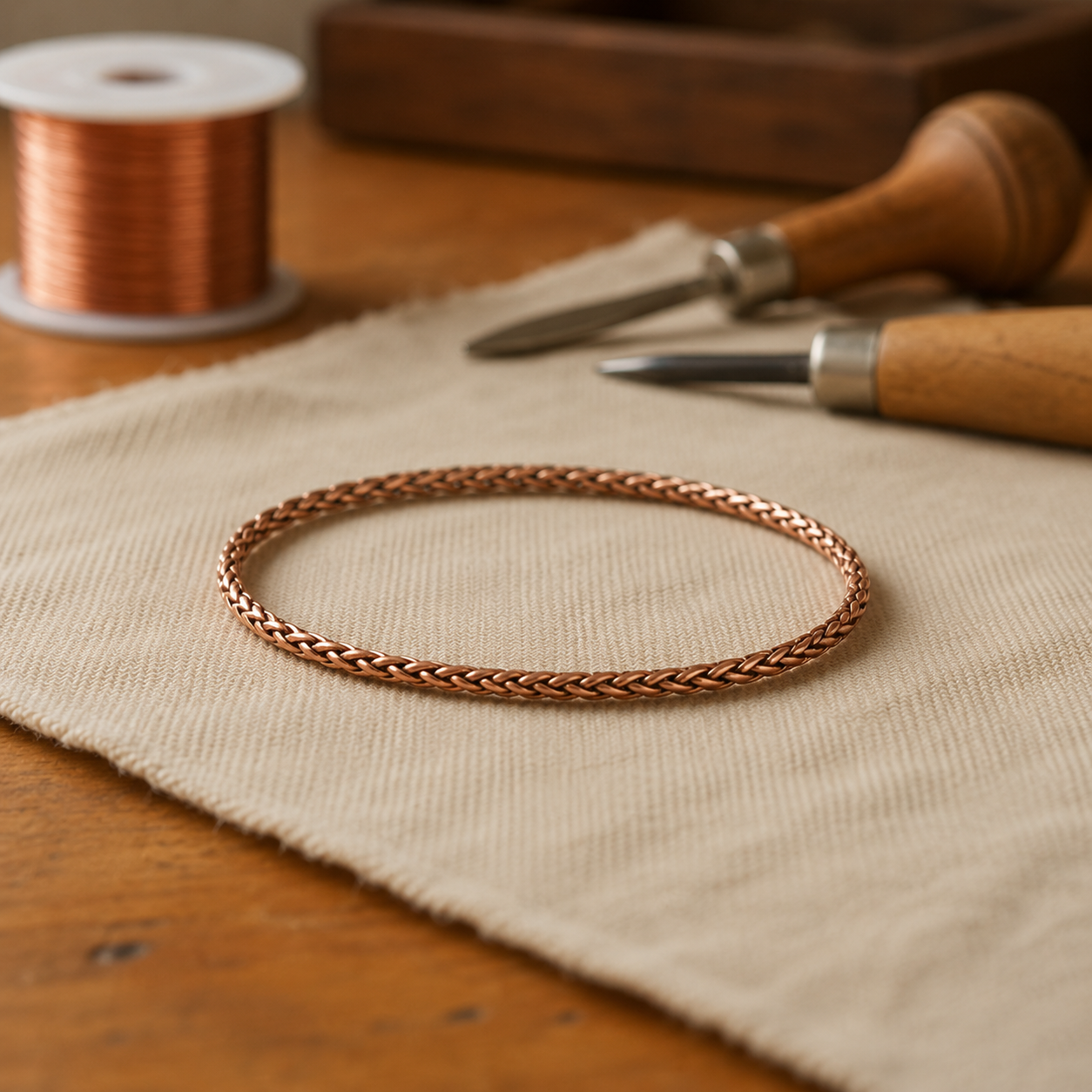 Wear Copper Braid Copper Anklet