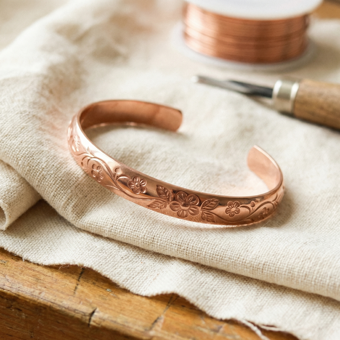 Wear Copper Bloom Copper Bracelet