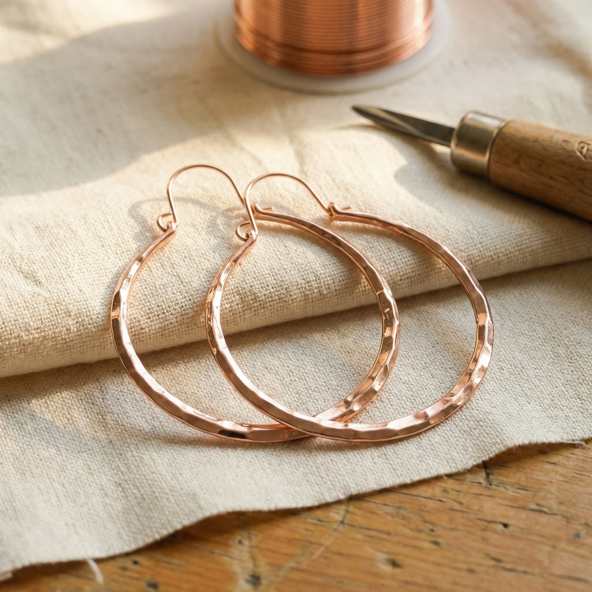 Wear Copper Willow Copper Earrings