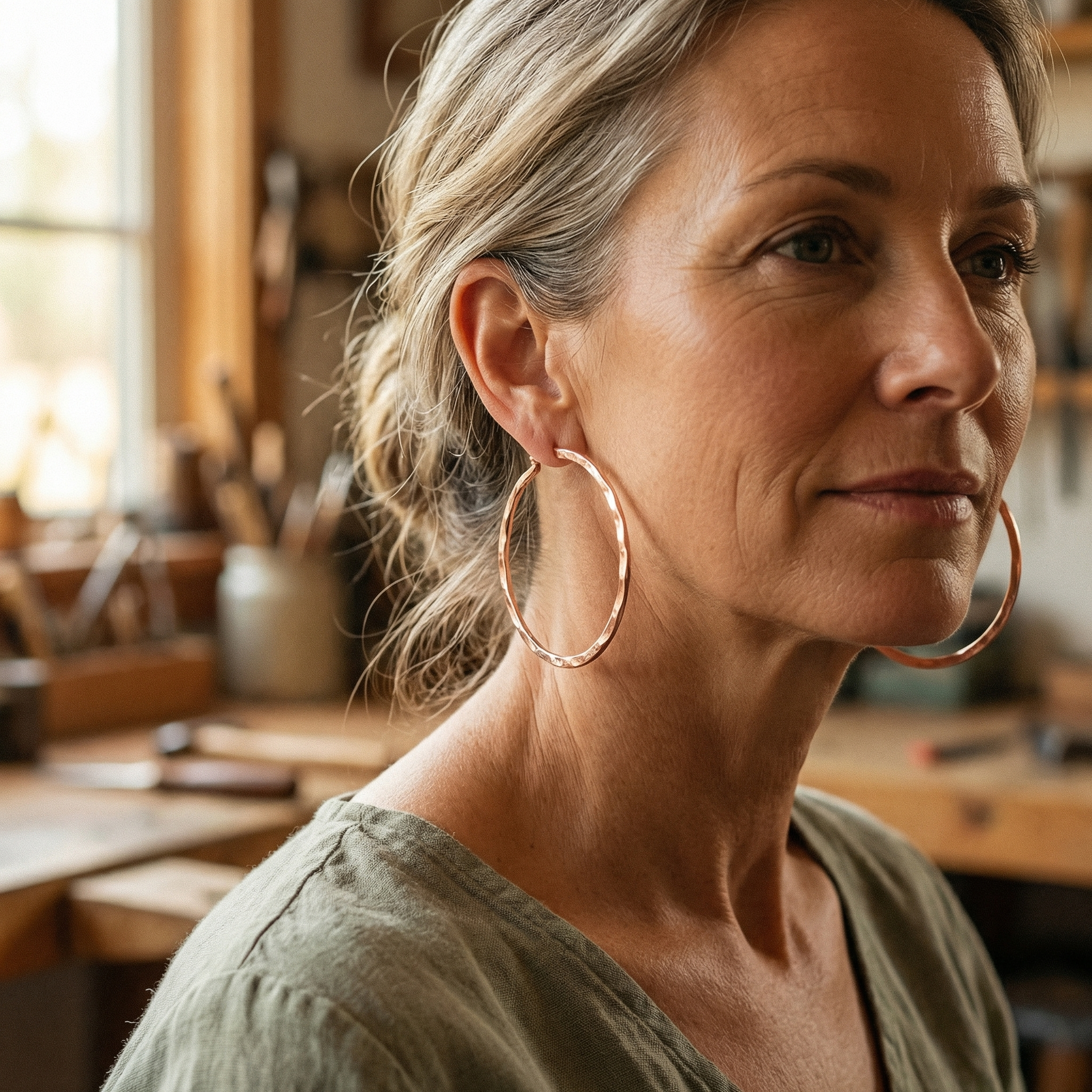Wear Copper Willow Copper Earrings