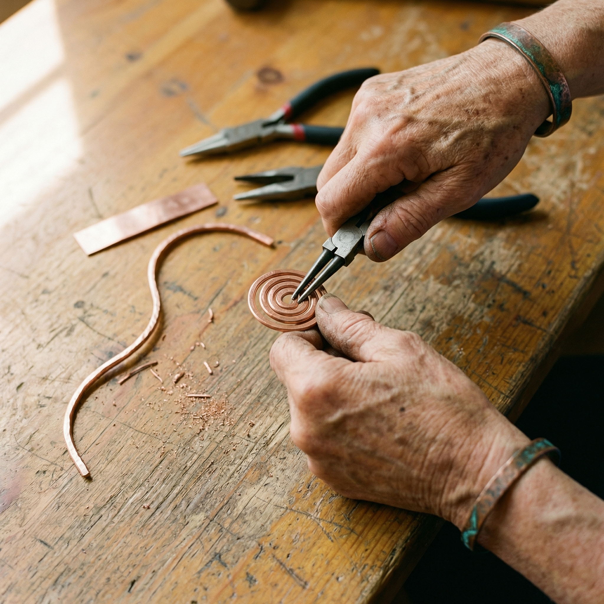 Wear Copper Coil Copper Anklet