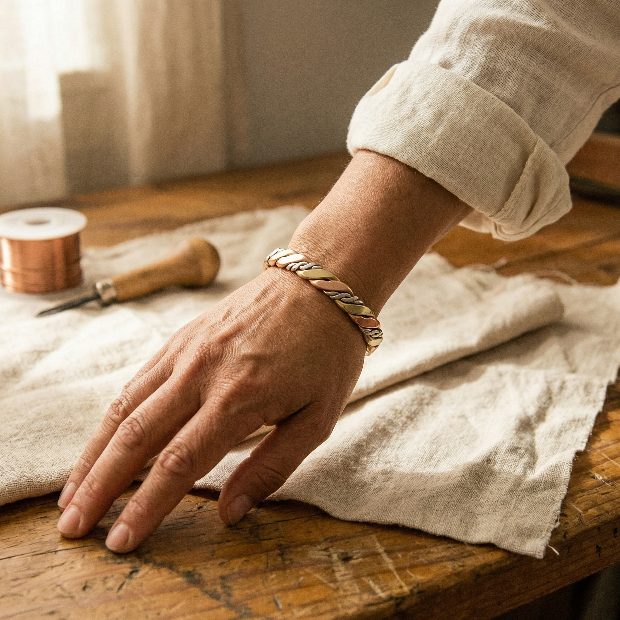 Wear Copper Stone Copper Bracelet