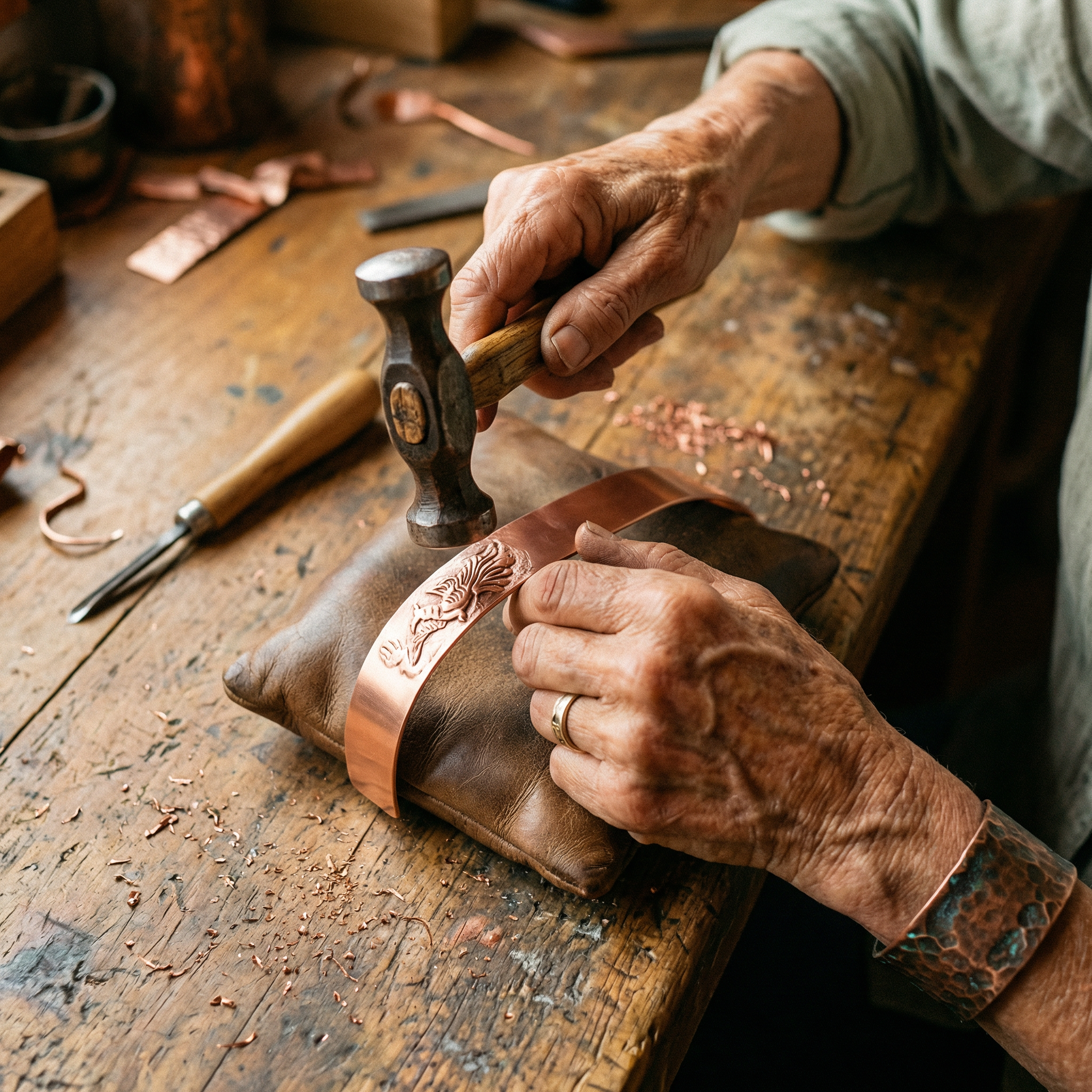 Wear Copper Loam Copper Bracelet