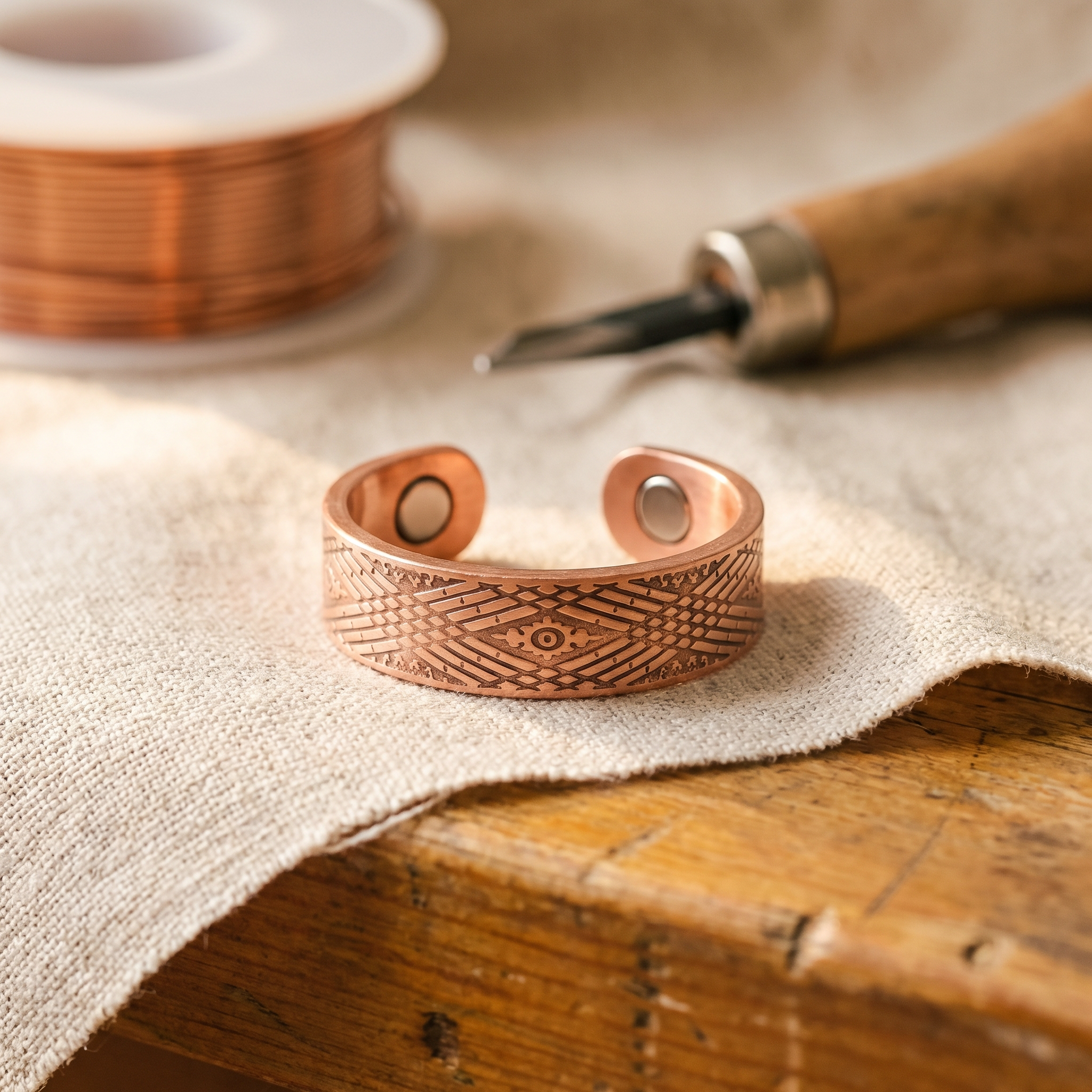 Wear Copper Holt Copper Ring