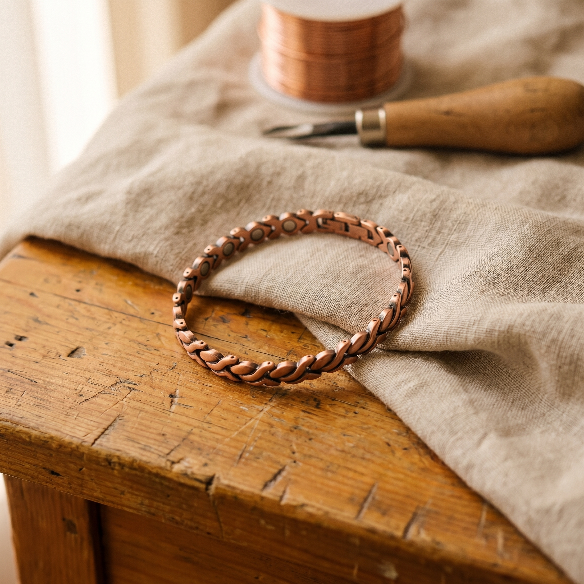 Wear Copper Dune Copper Anklet