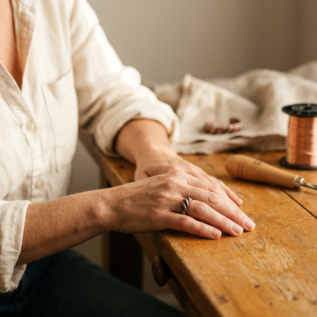 Wear Copper Tine Copper Ring