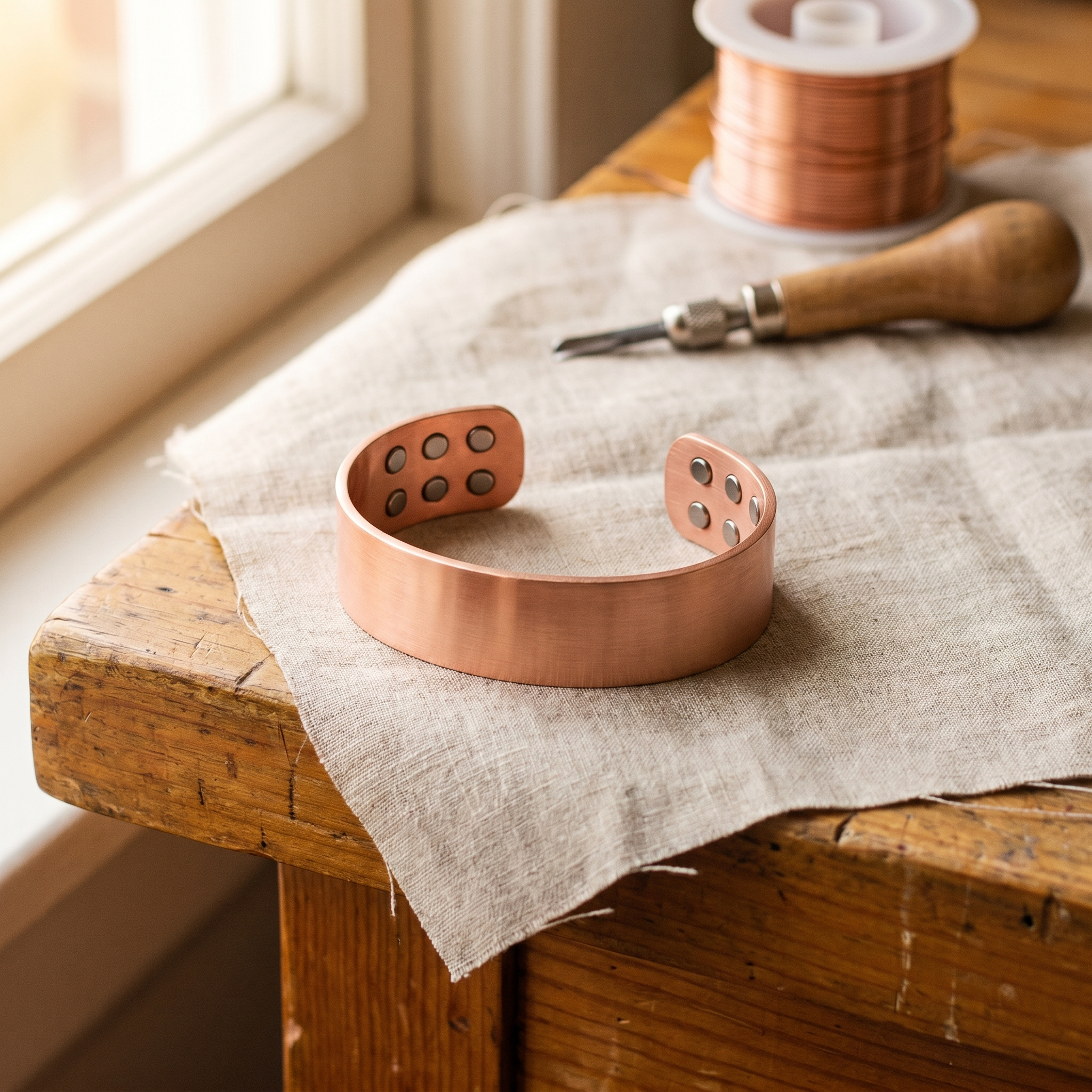 Wear Copper Anvil Copper Bracelet