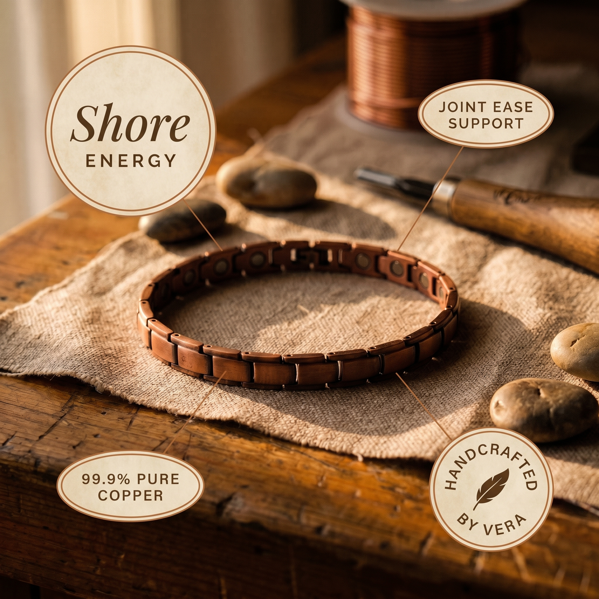 Wear Copper Shore Copper Anklet