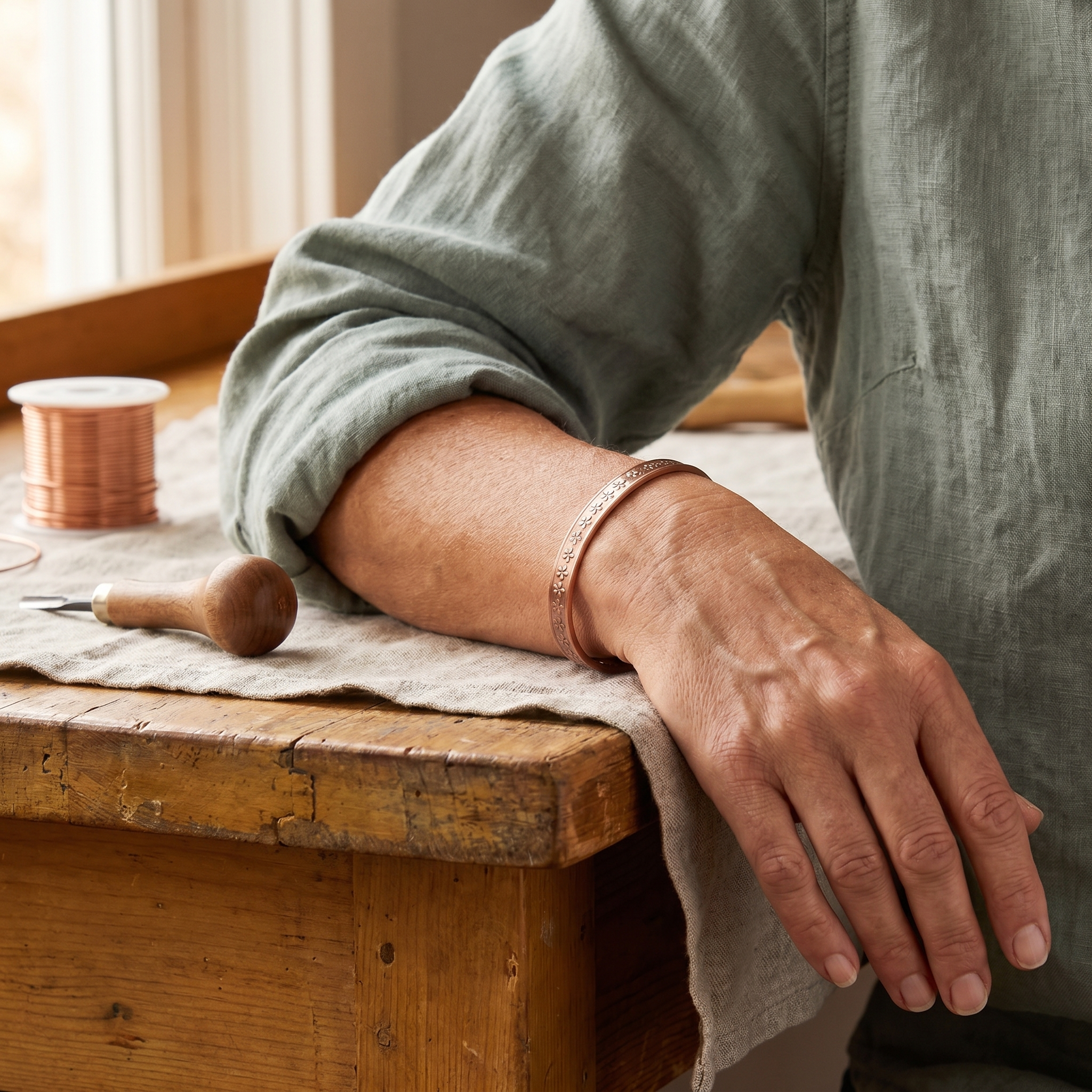 Wear Copper Loch Copper Bracelet