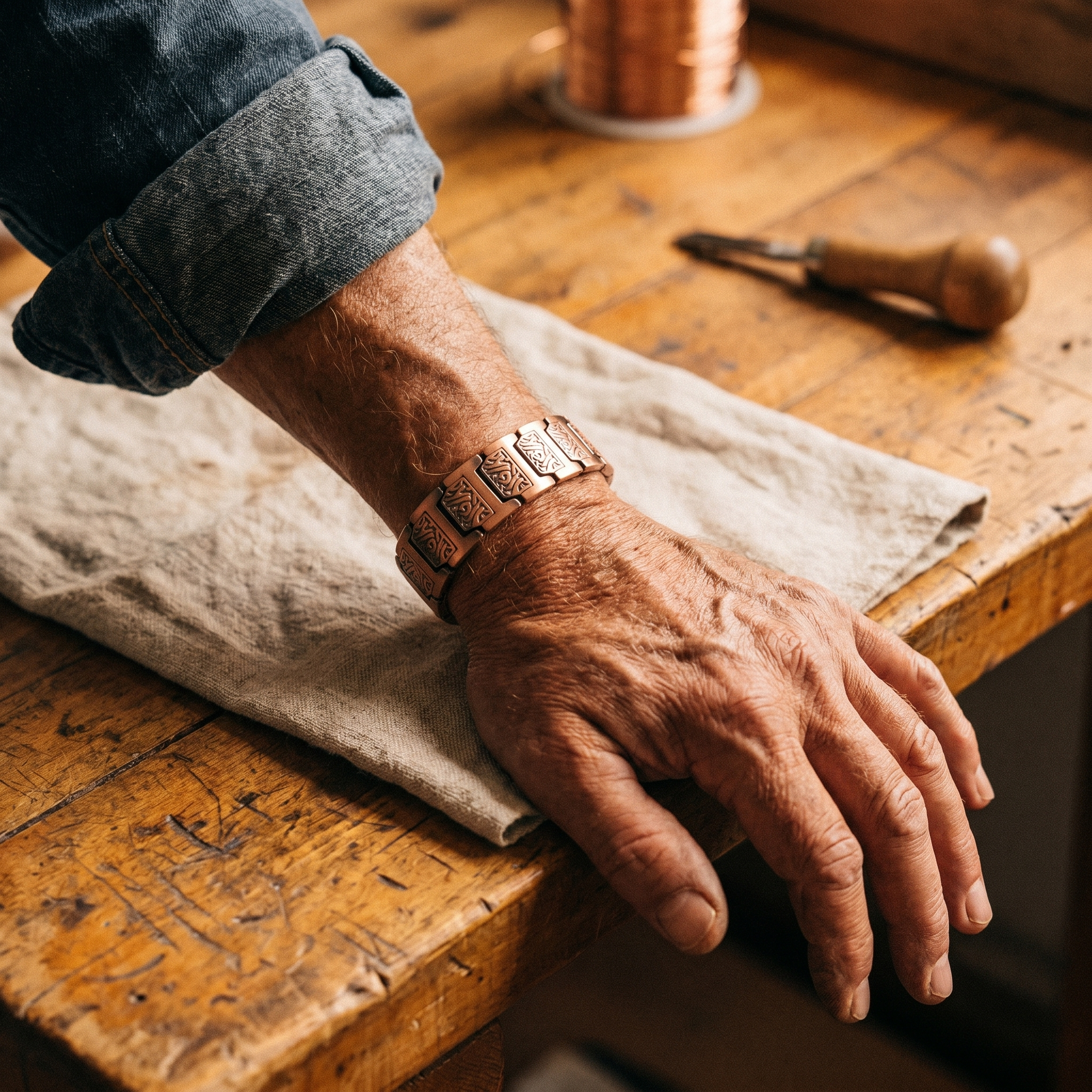 Wear Copper Glen Men's Copper Bracelet