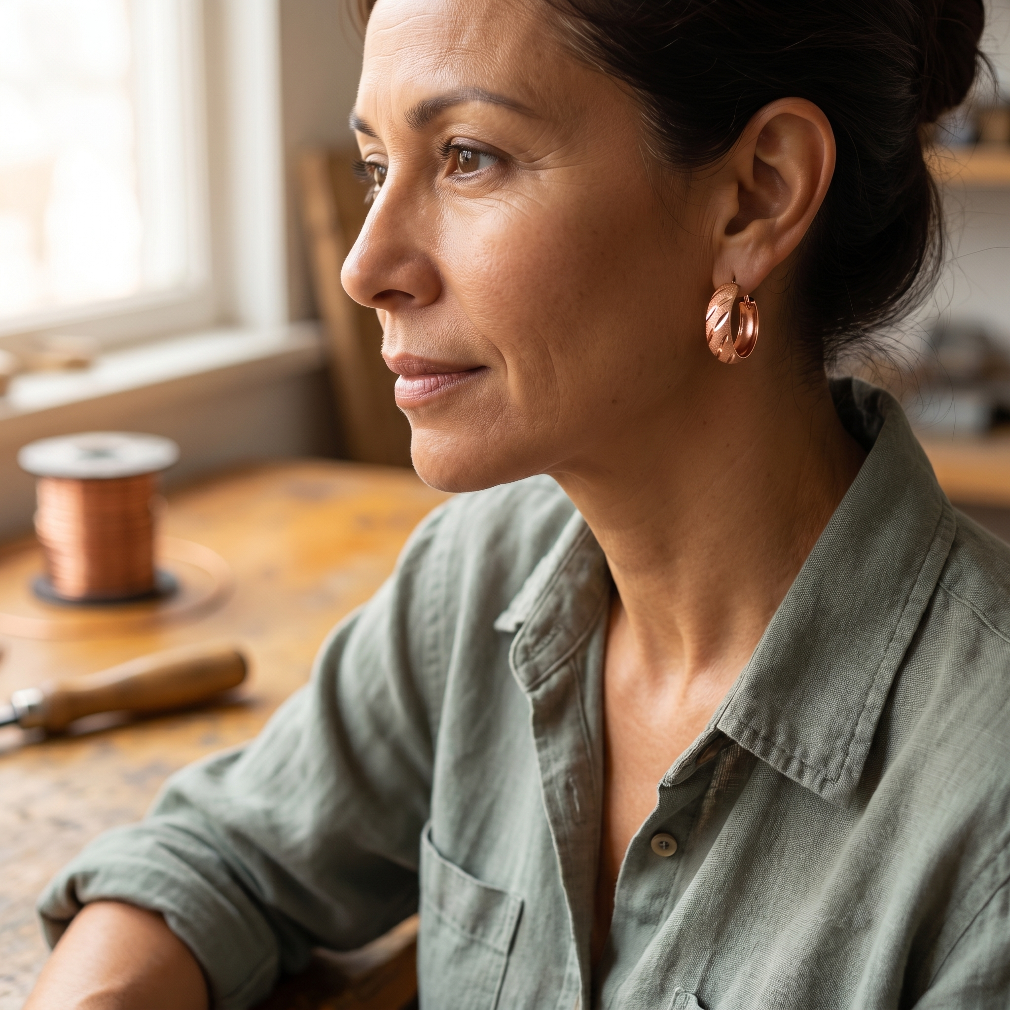 Wear Copper Vale Copper Earrings