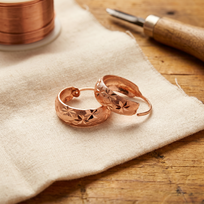 Wear Copper Dew Copper Earrings