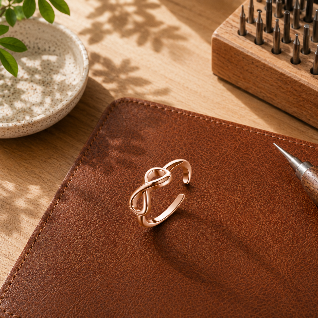 Wear Copper Loop Copper Toe Ring