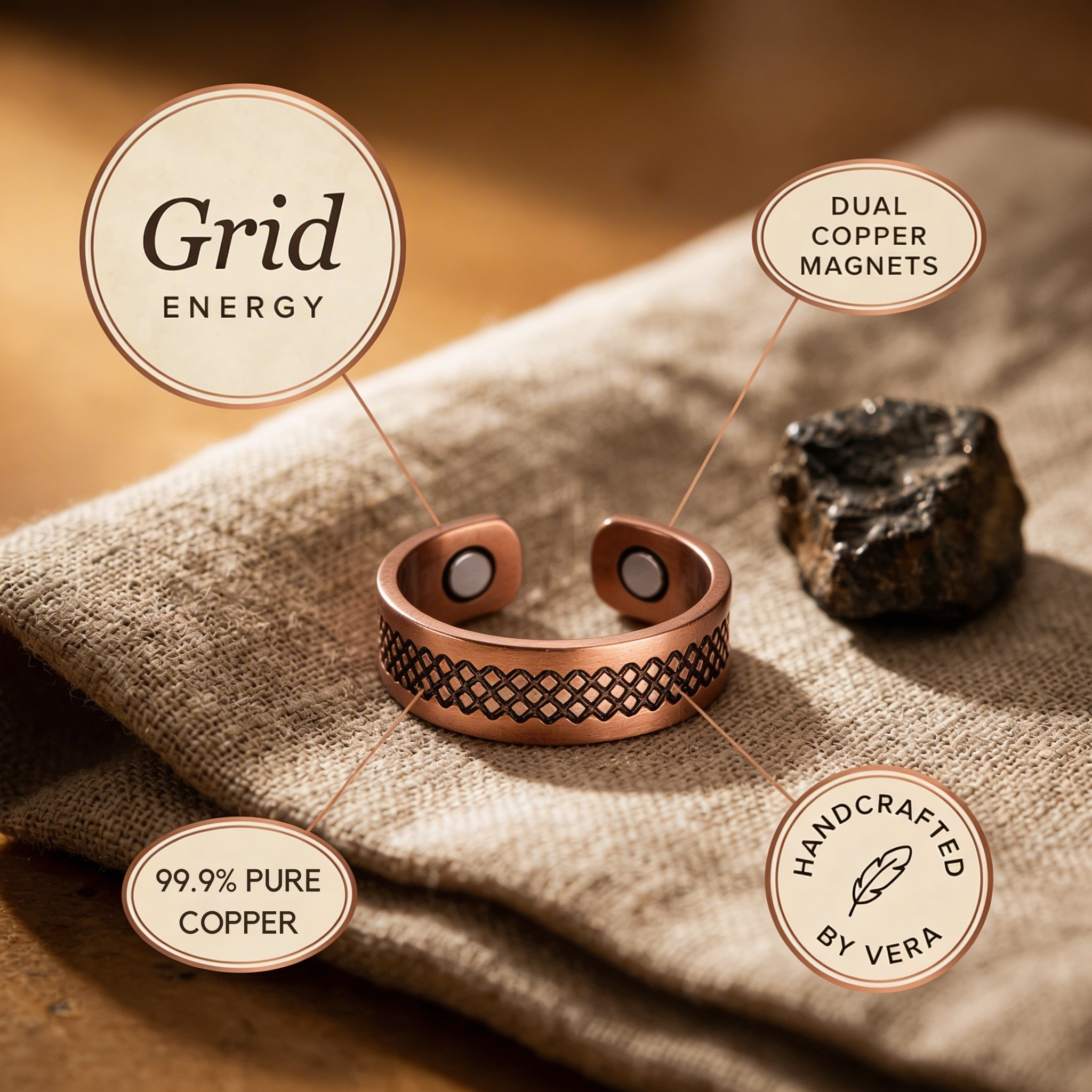 Wear Copper Grid Copper Ring