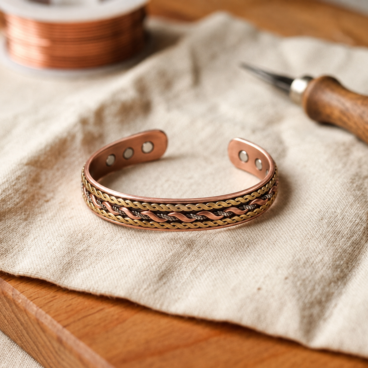 Copper Soul Patina Copper Bracelet