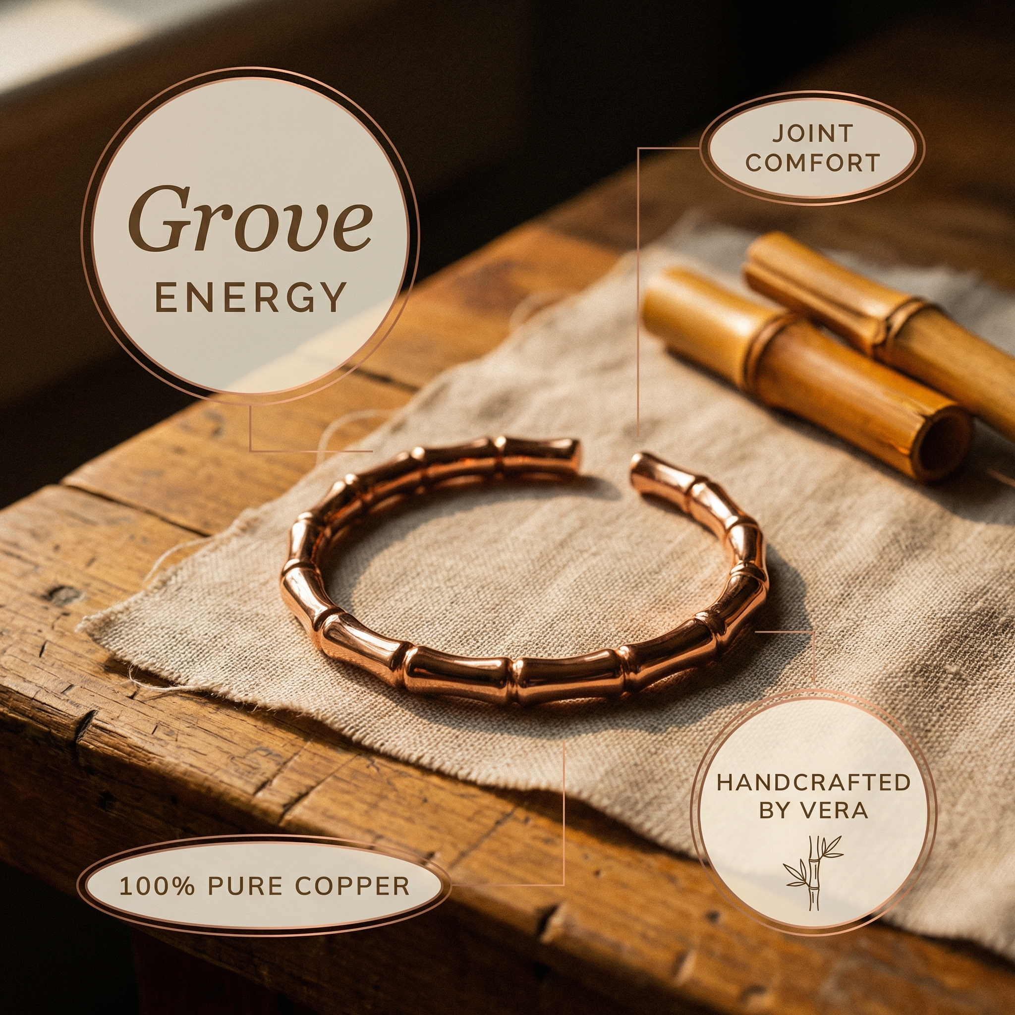 Wear Copper Grove Copper Bracelet