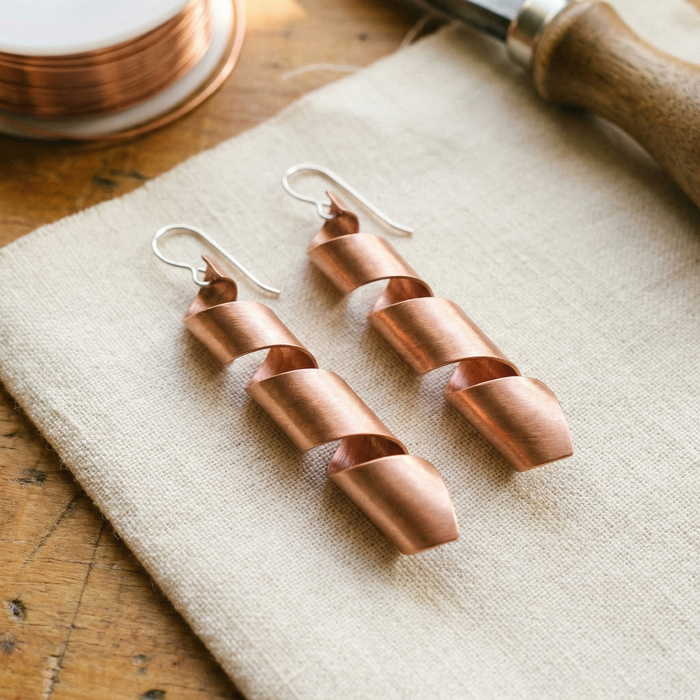 Wear Copper Dusk Copper Earrings