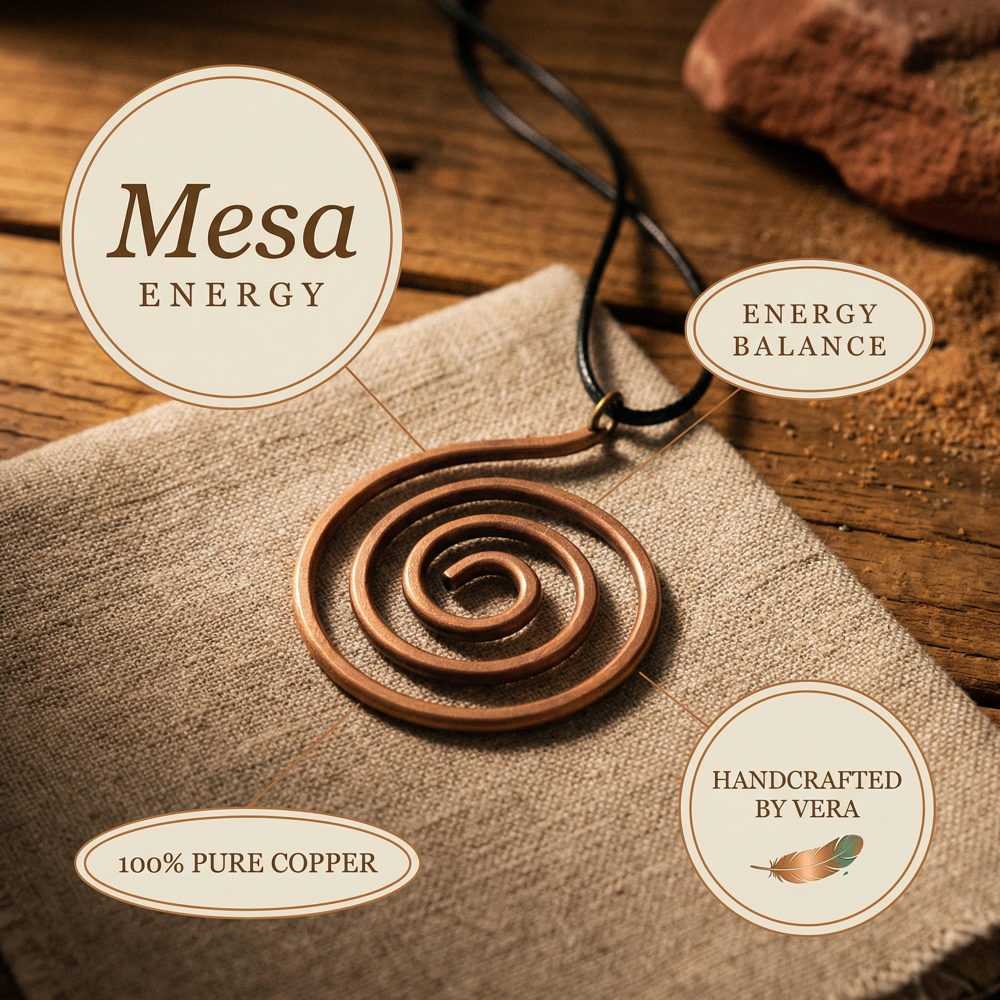 Wear Copper Mesa Copper Necklace