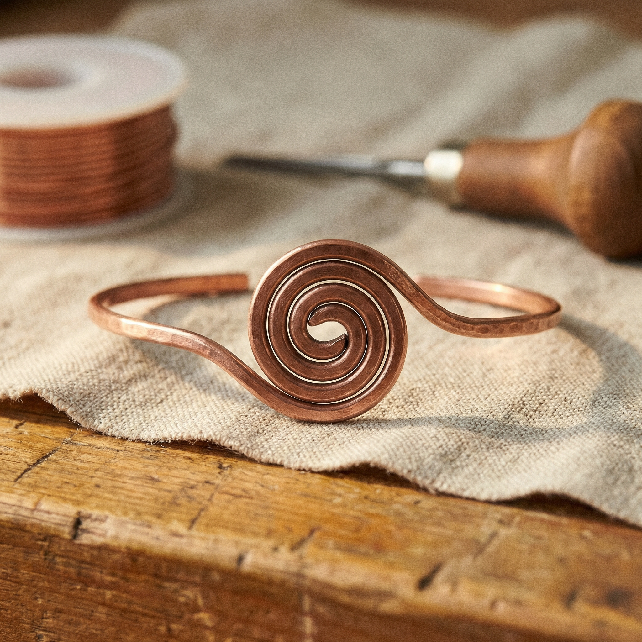 Wear Copper Coil Copper Anklet