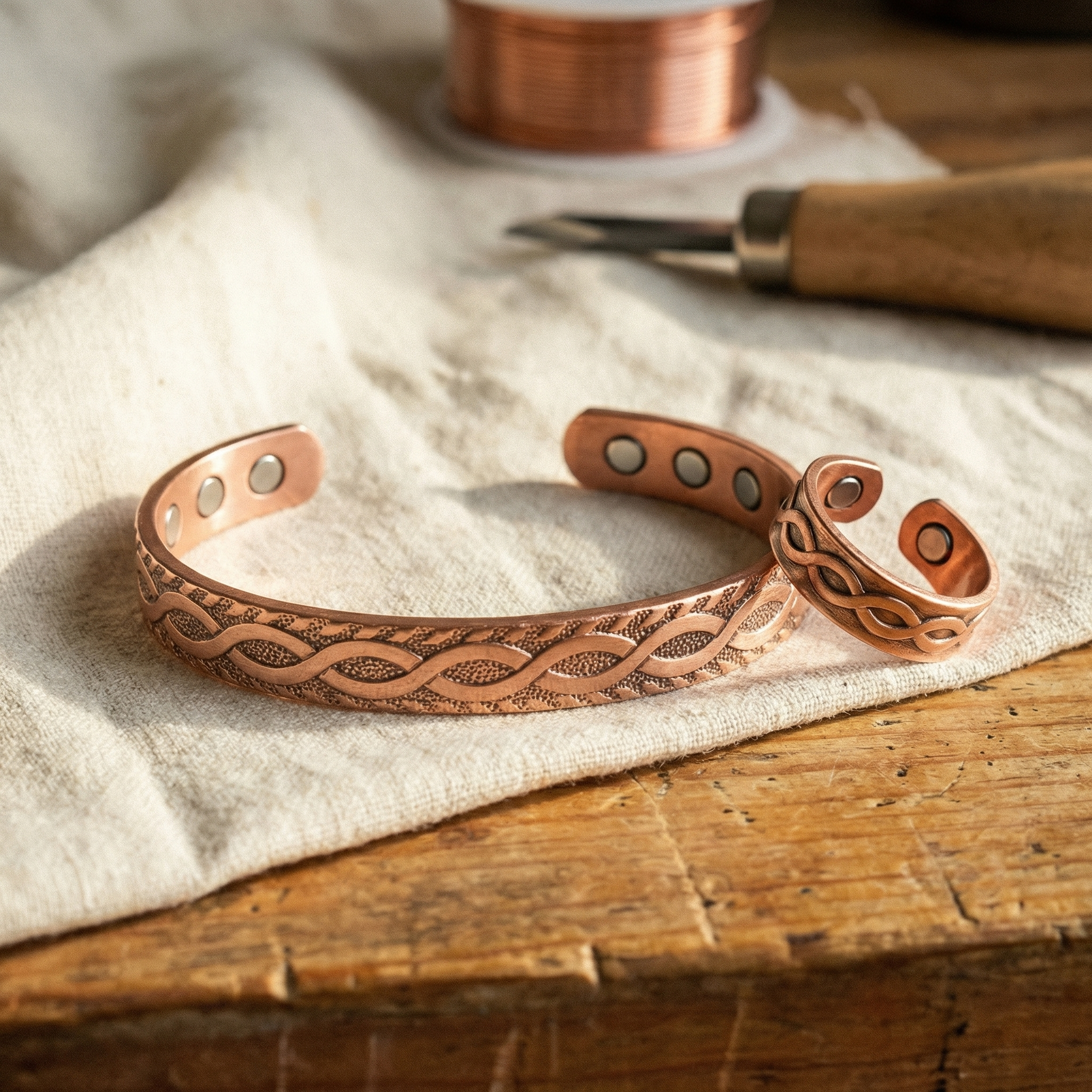 Wear Copper Knot Copper Set