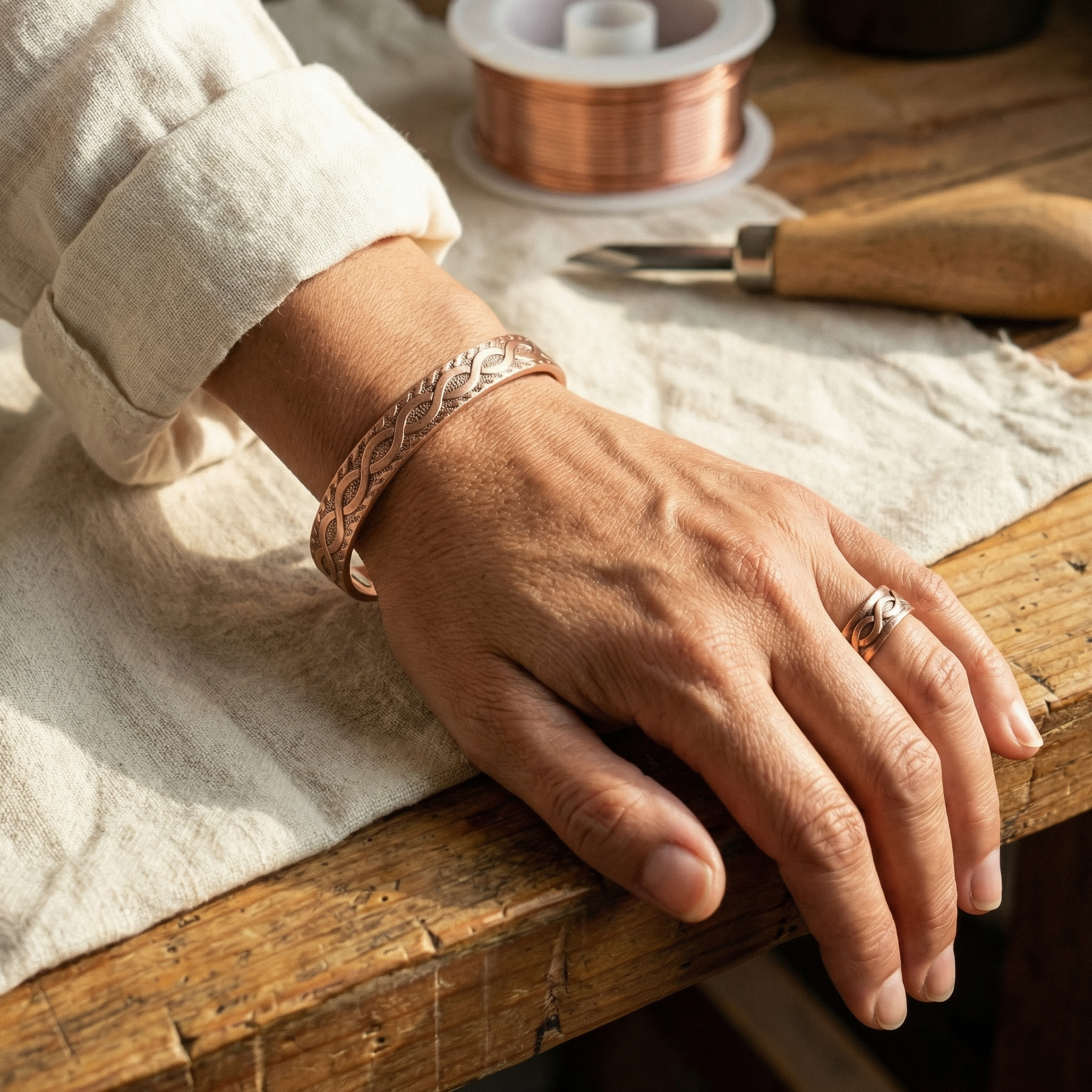 Wear Copper Knot Copper Set
