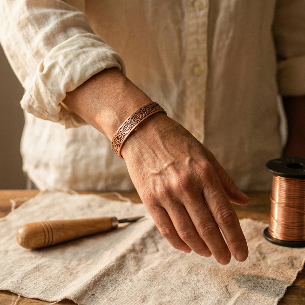 Wear Copper Moss Copper Bracelet