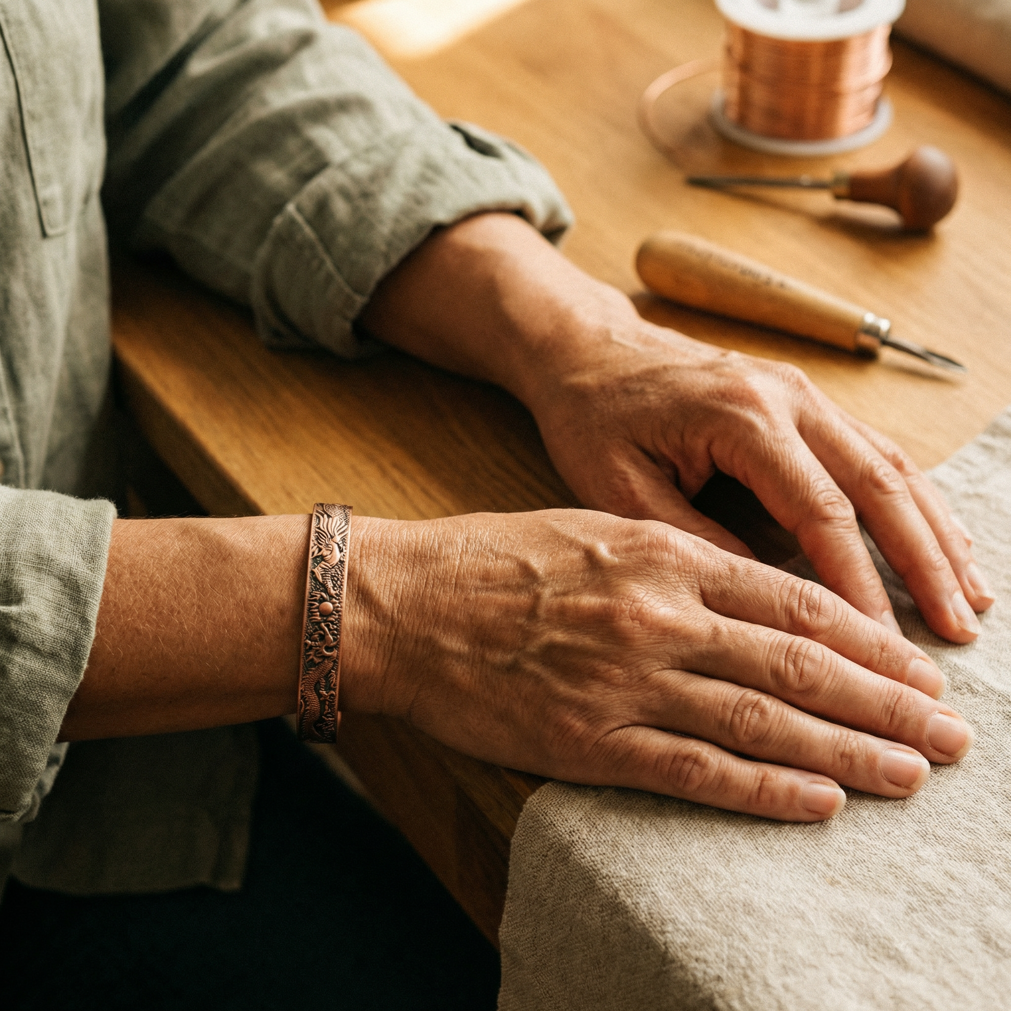 Wear Copper Loam Copper Bracelet