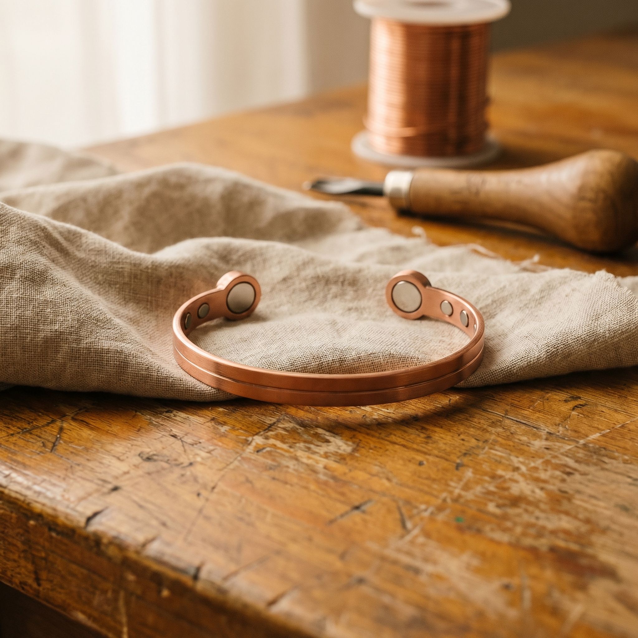Wear Copper Wick Copper Bracelet