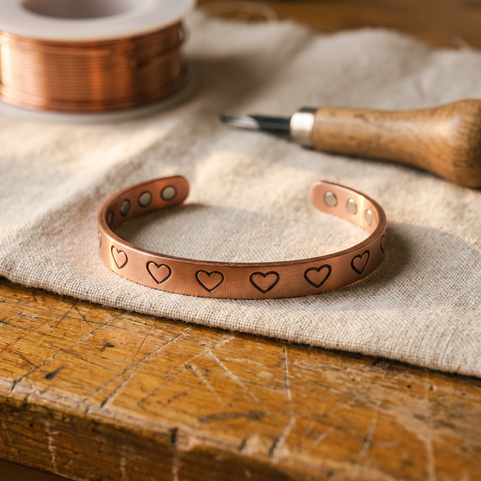 Wear Copper Hearth Copper Bracelet