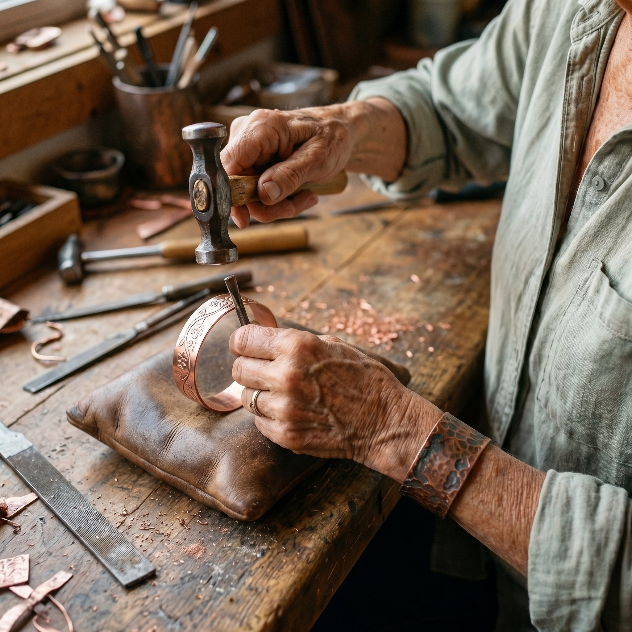 Wear Copper Knell Copper Bracelet