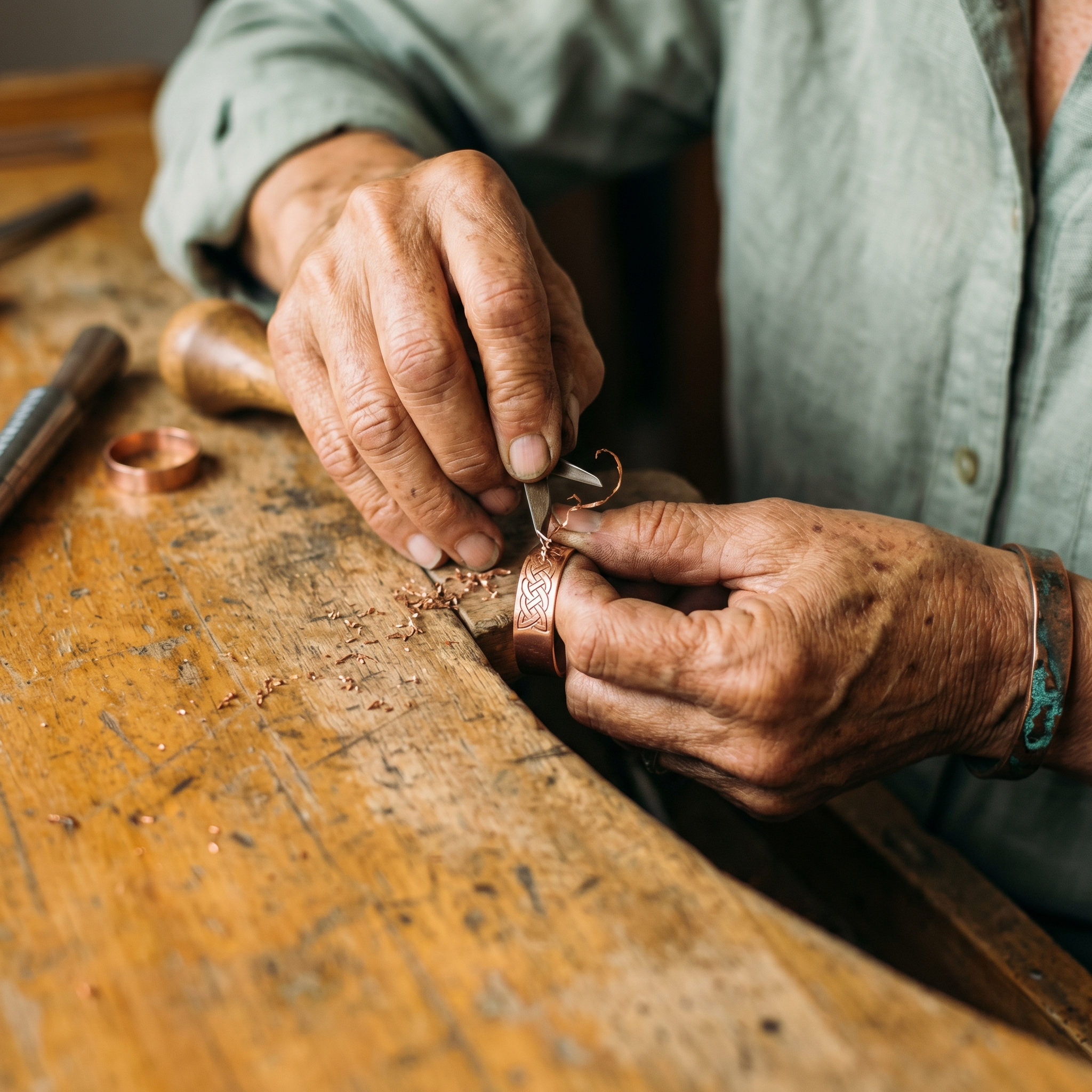 Wear Copper Fen Copper Ring