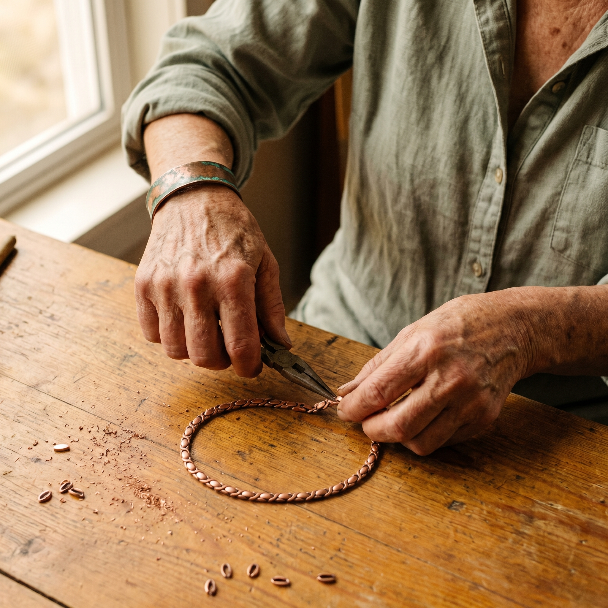 Wear Copper Cedar Copper Necklace