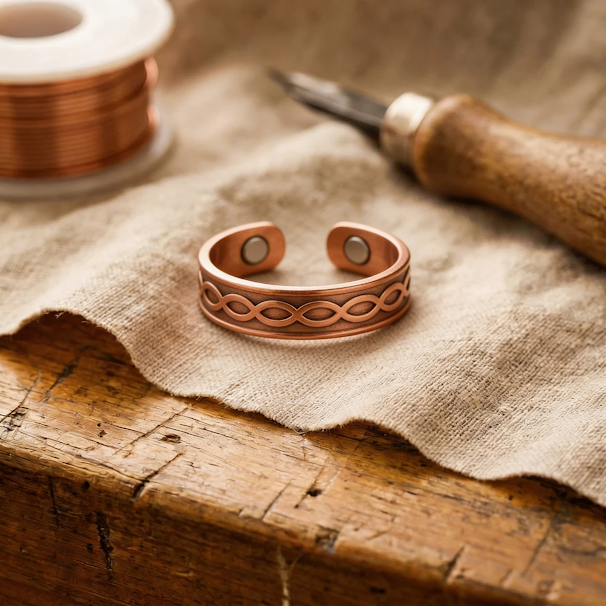 Wear Copper Char Copper Ring