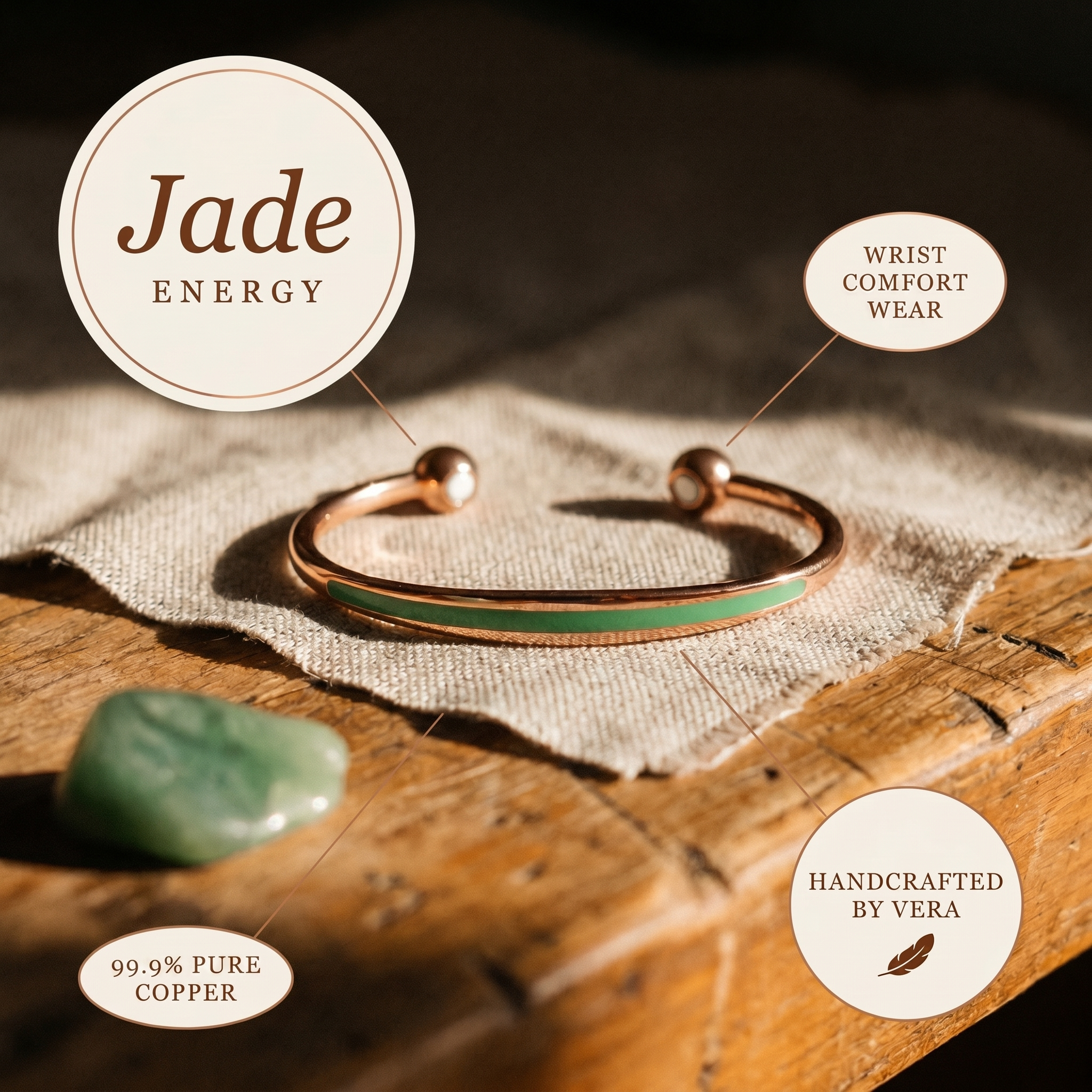 Wear Copper Jade Copper Bracelet