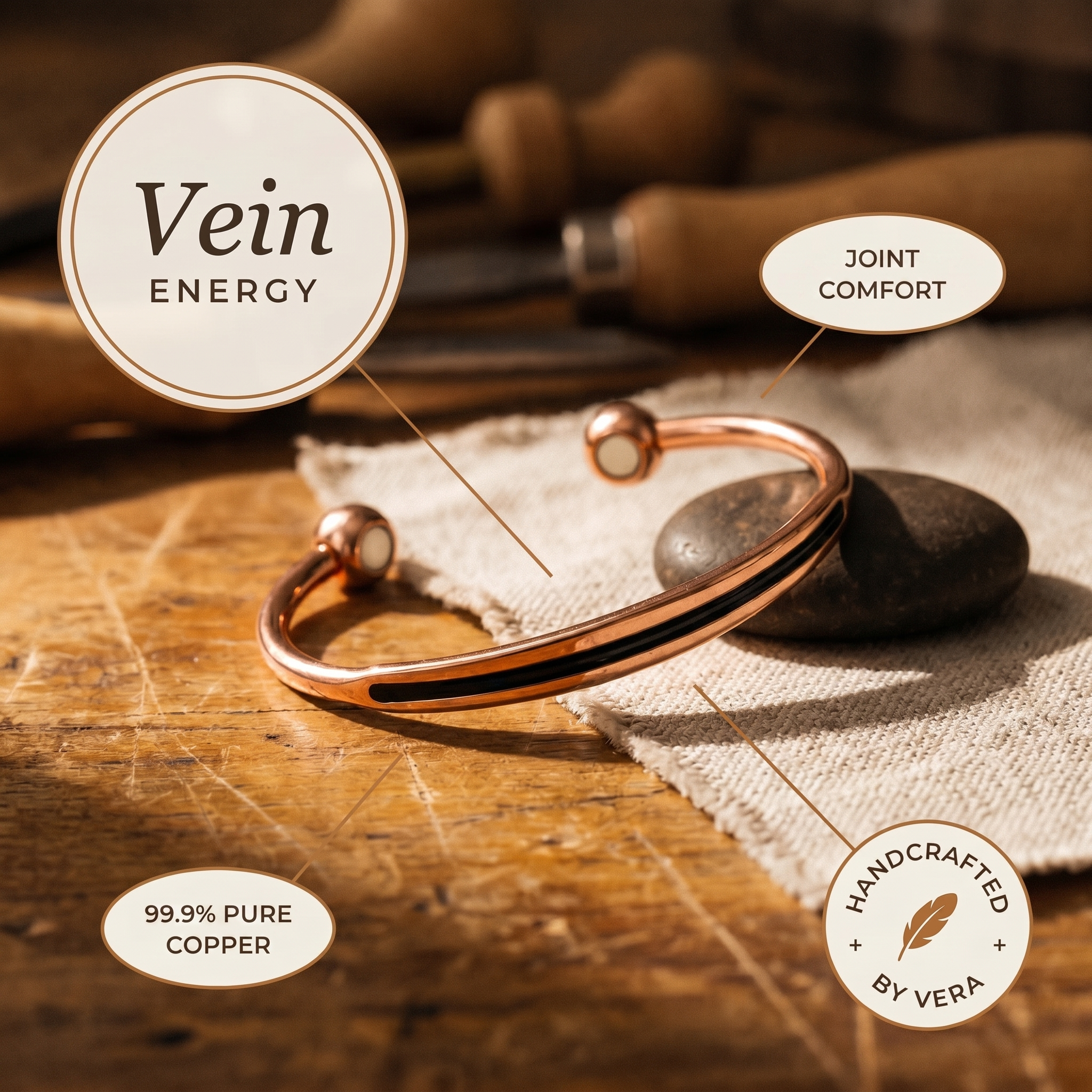 Wear Copper Vein Copper Bracelet