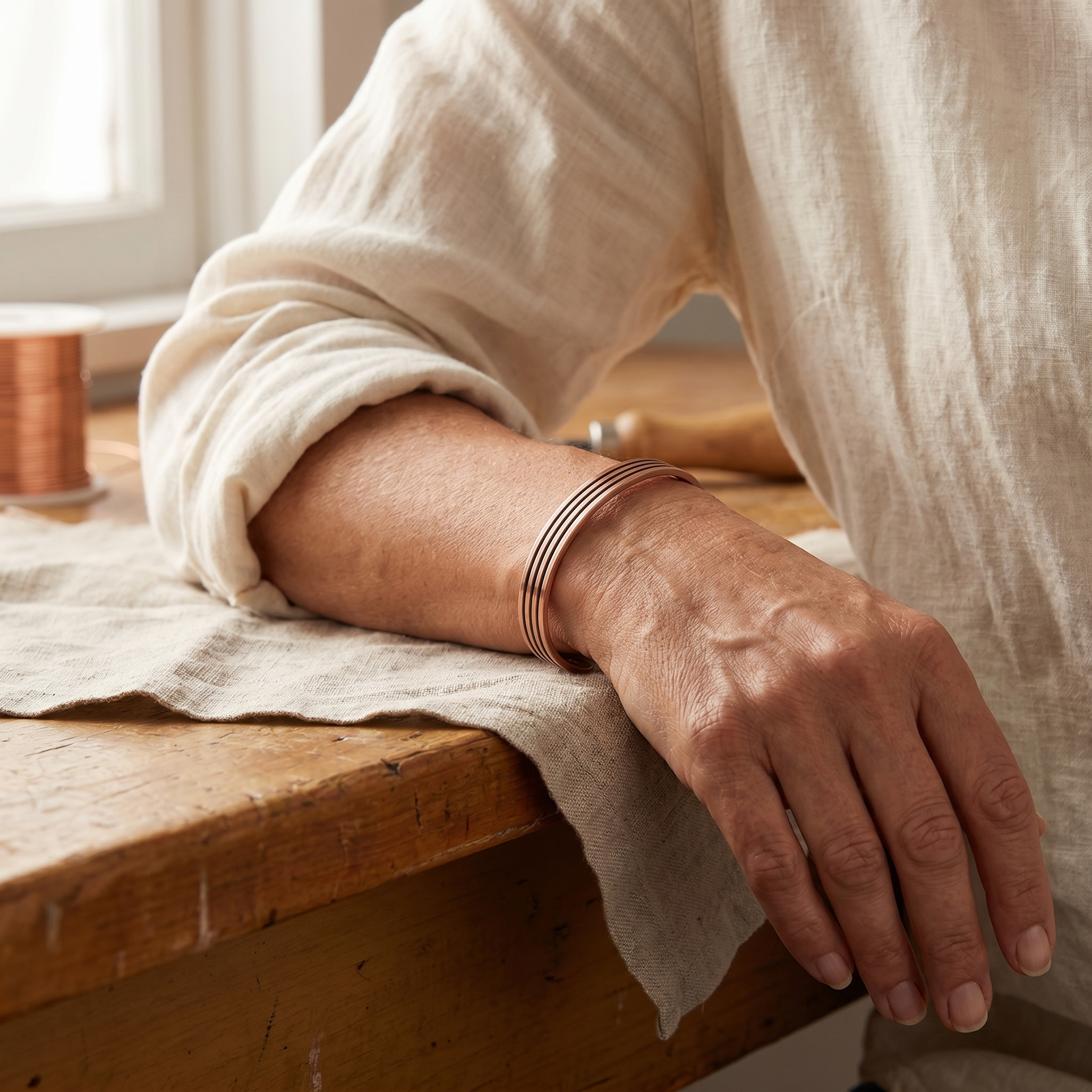 Wear Copper Sage Copper Bracelet