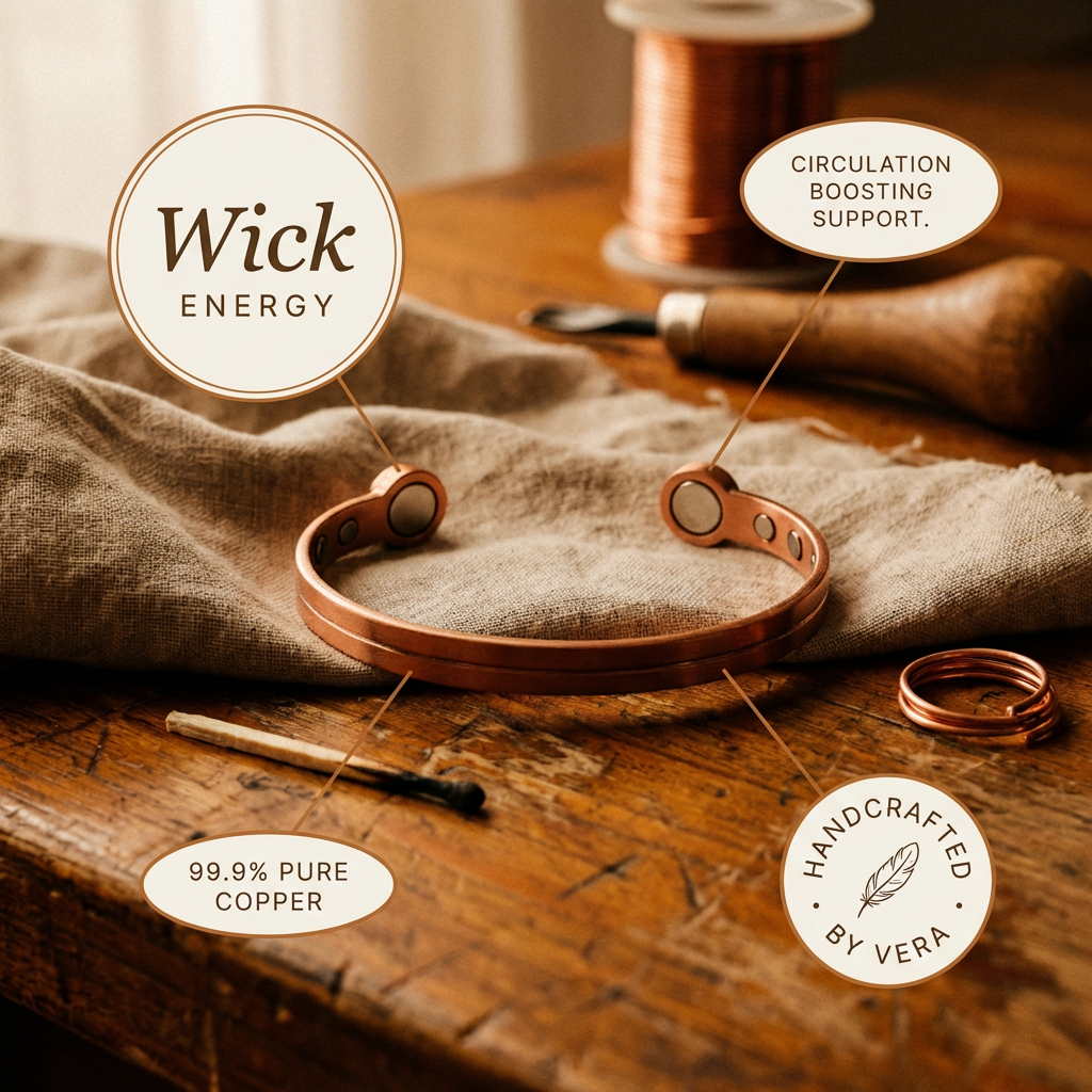 Wear Copper Wick Copper Bracelet