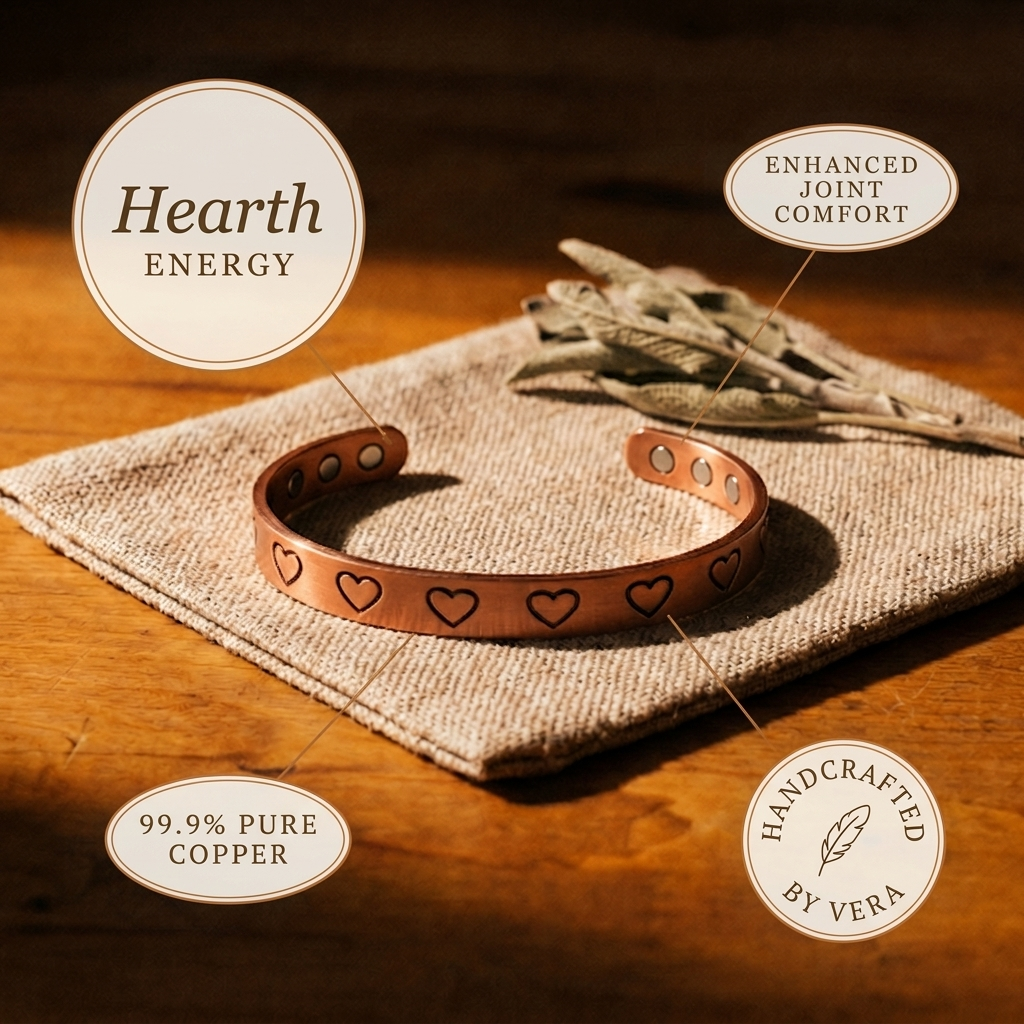 Wear Copper Hearth Copper Bracelet