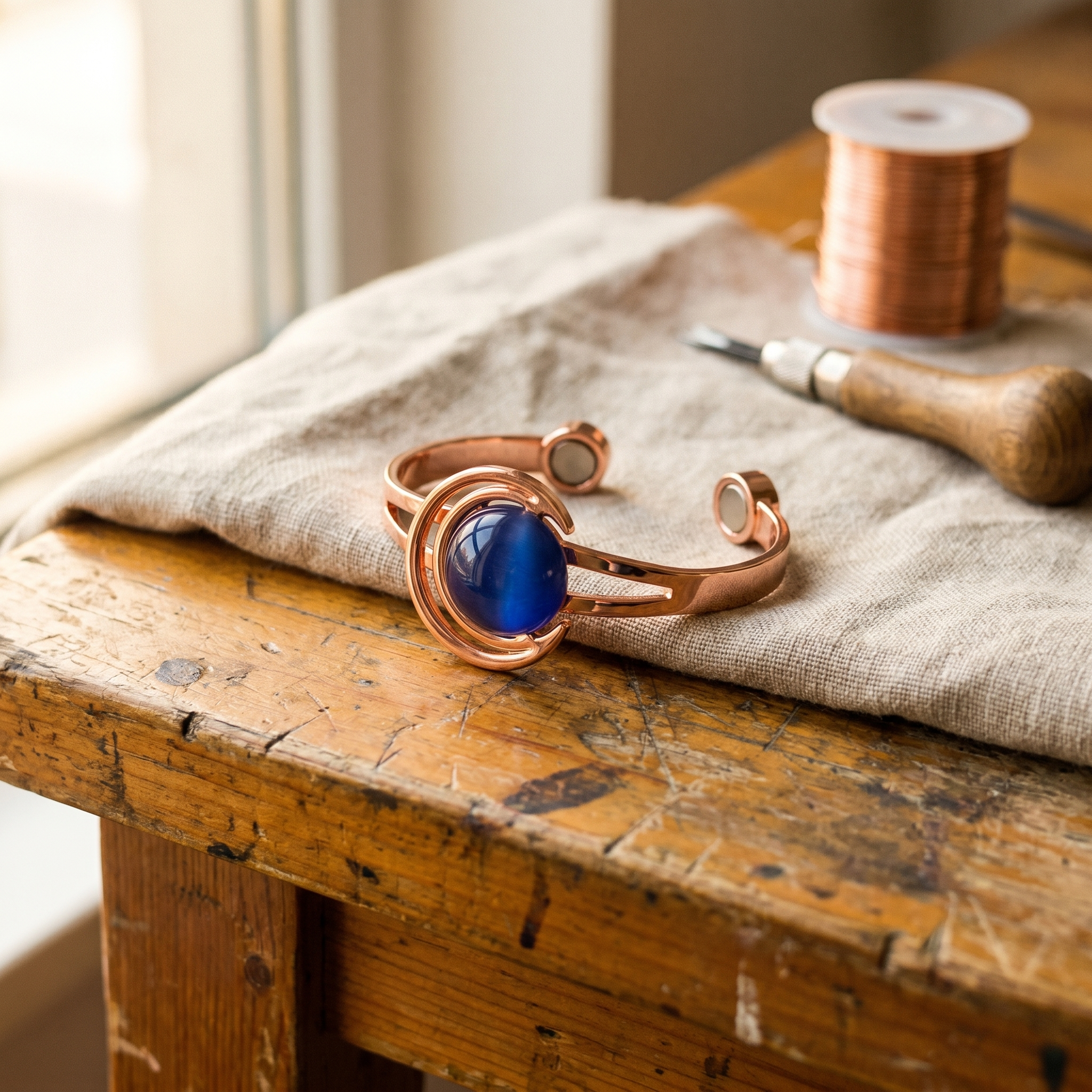 Wear Copper Sphere Copper Bracelet