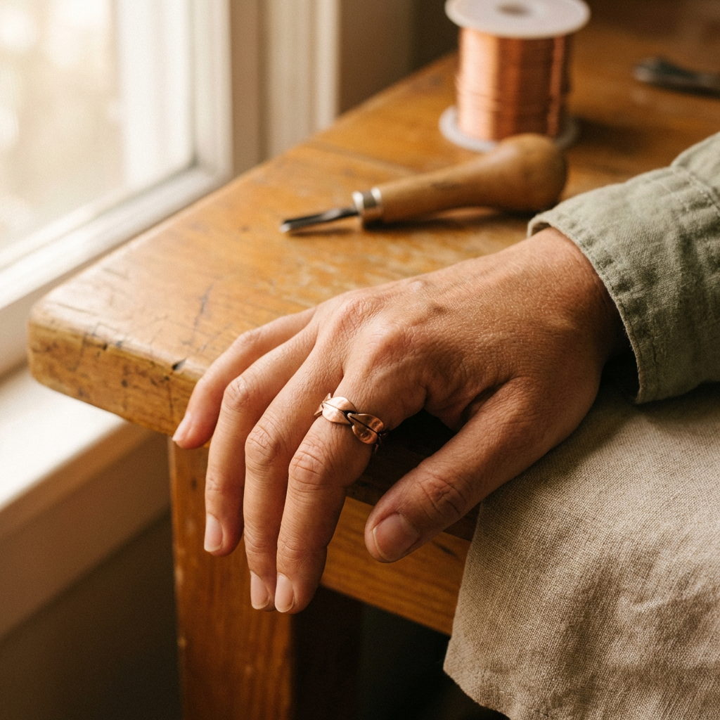 Wear Copper Bind Copper Ring
