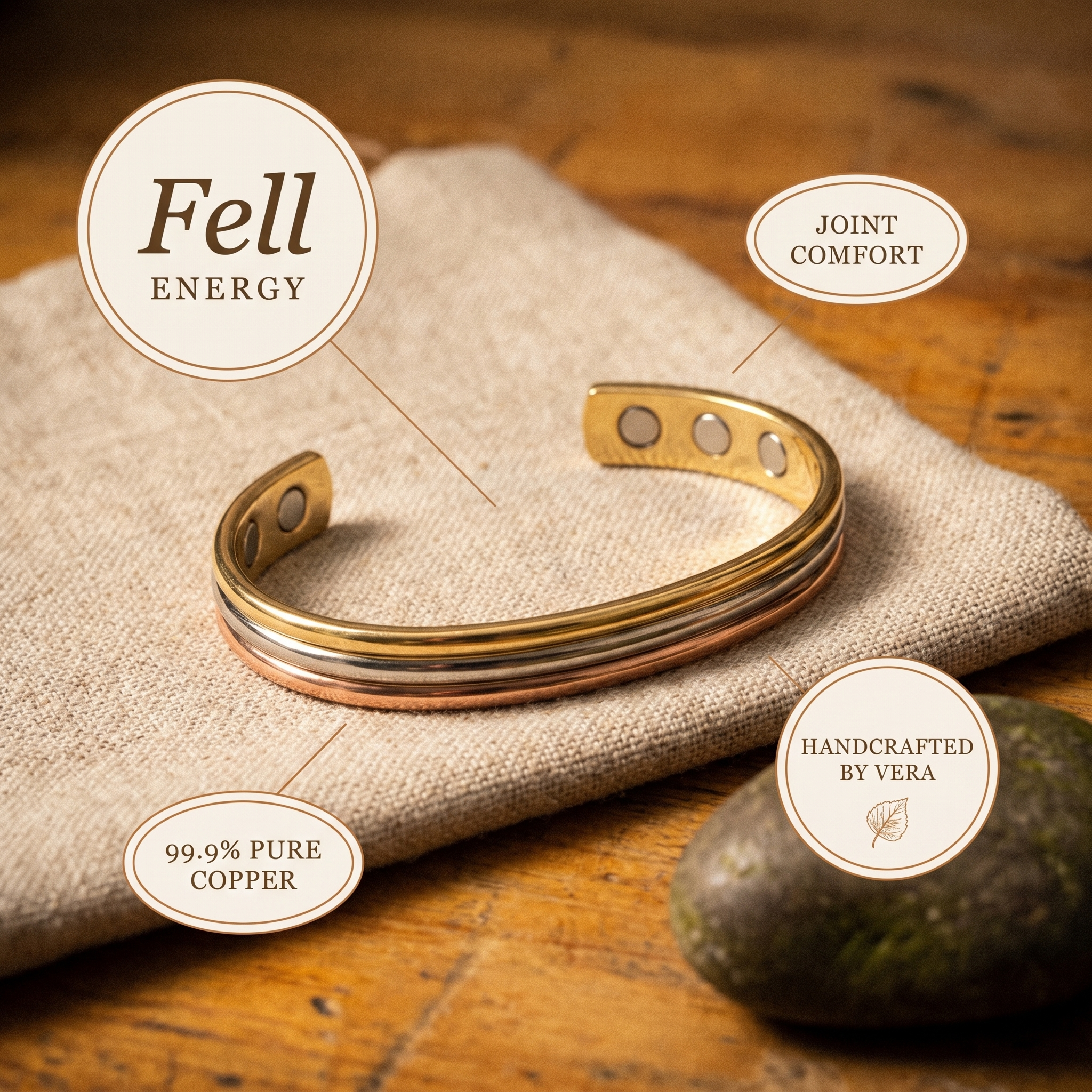 Wear Copper Fell Copper Bracelet