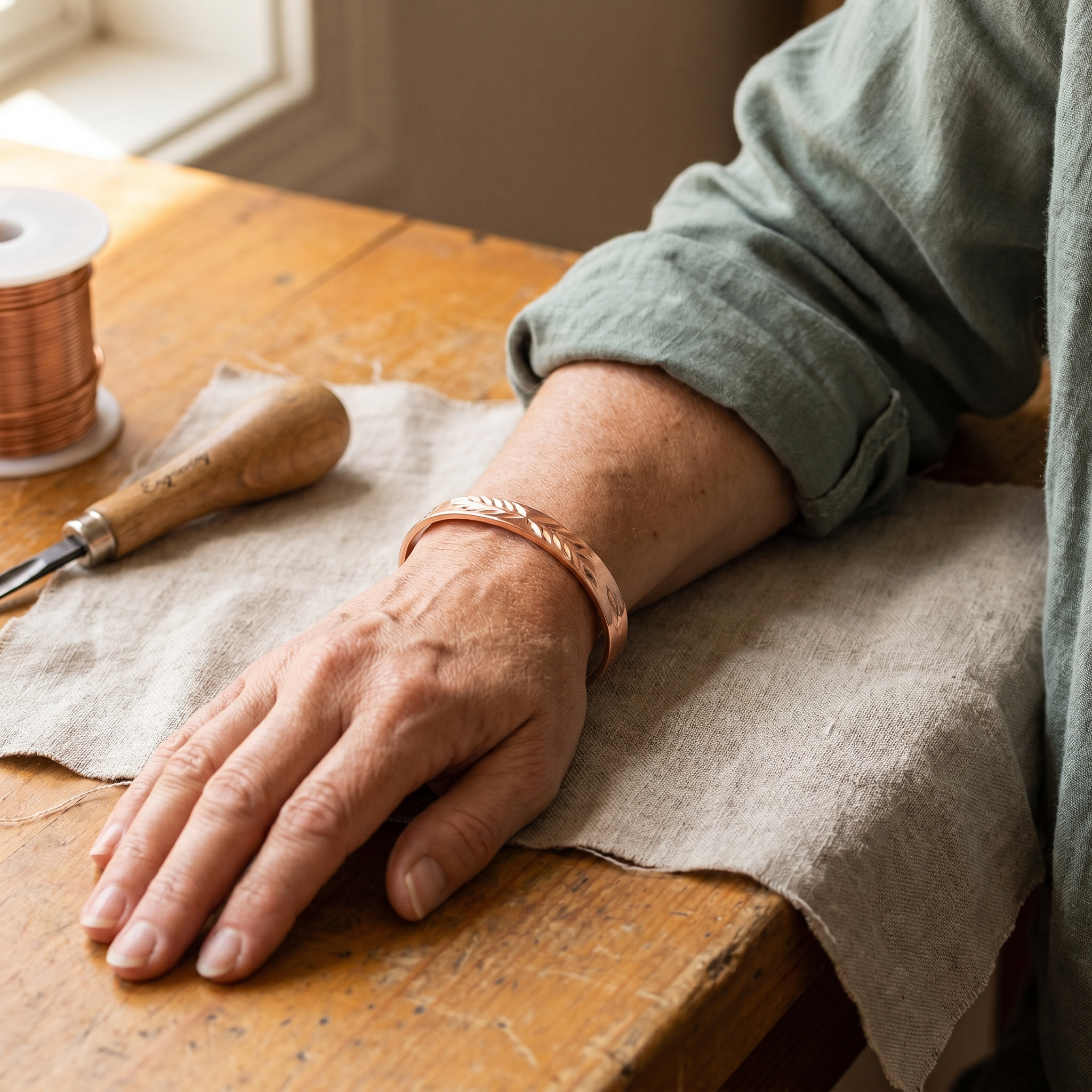 Wear Copper Lunar Copper Bracelet