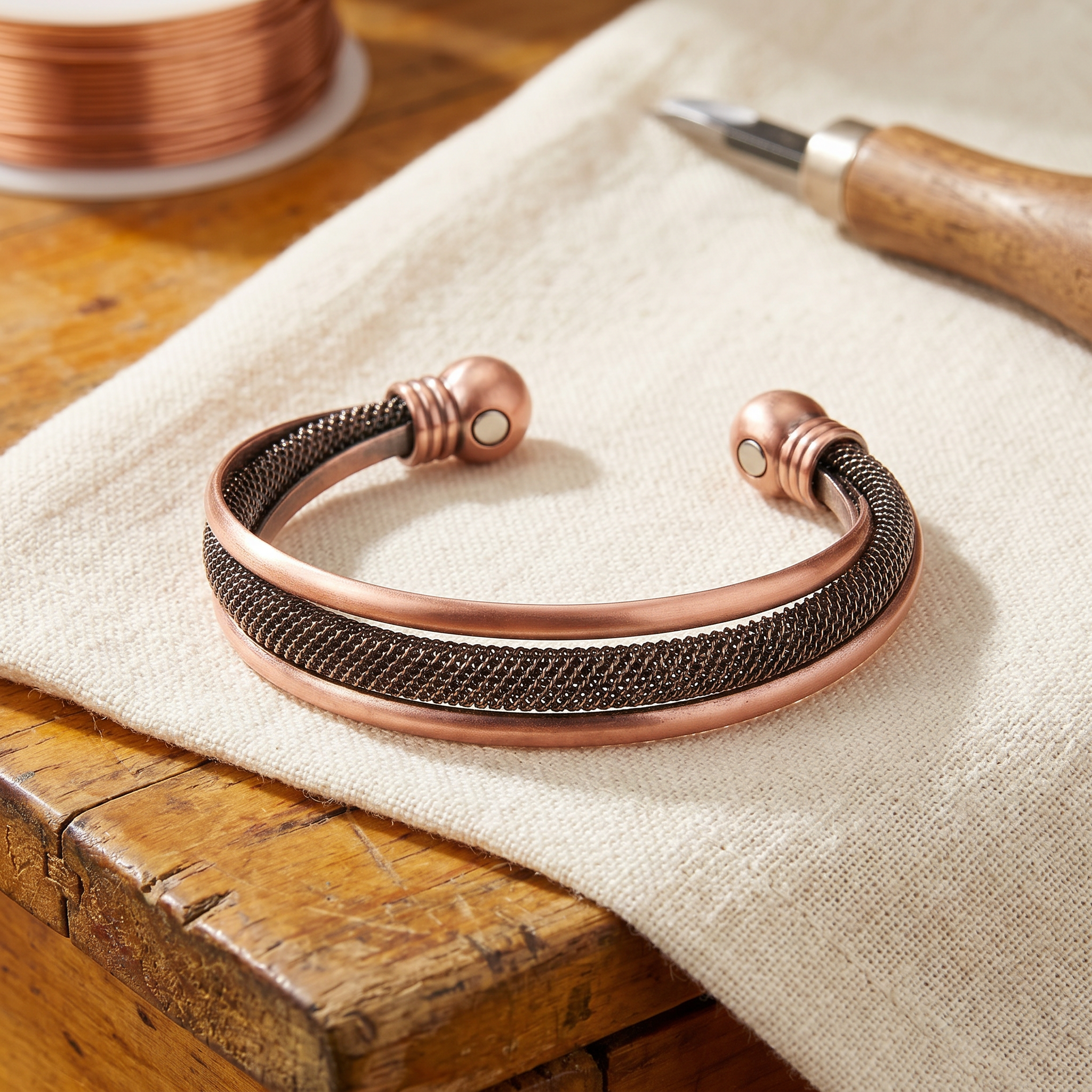 Wear Copper Cairn Copper Bracelet