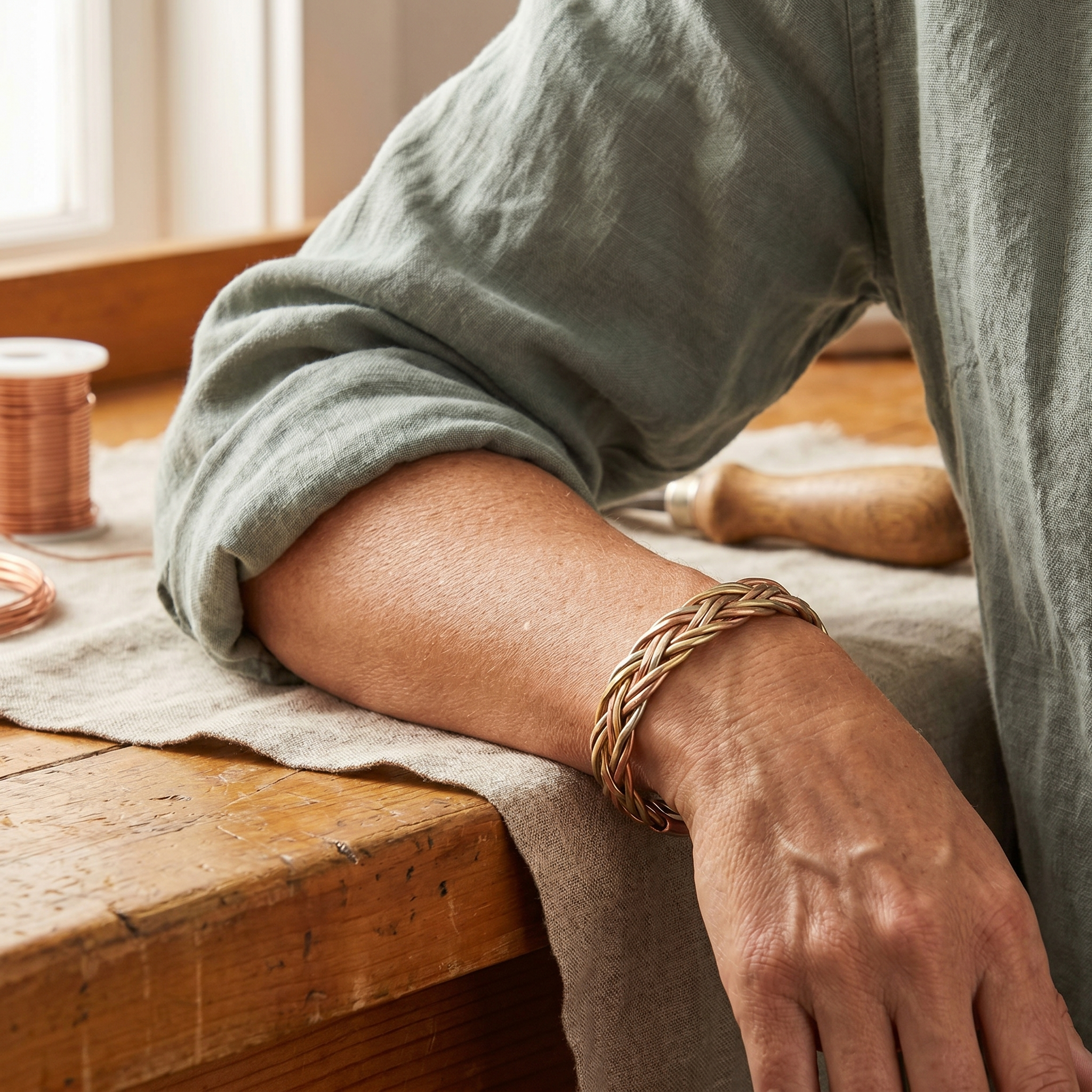 Wear Copper Mire Copper Bracelet
