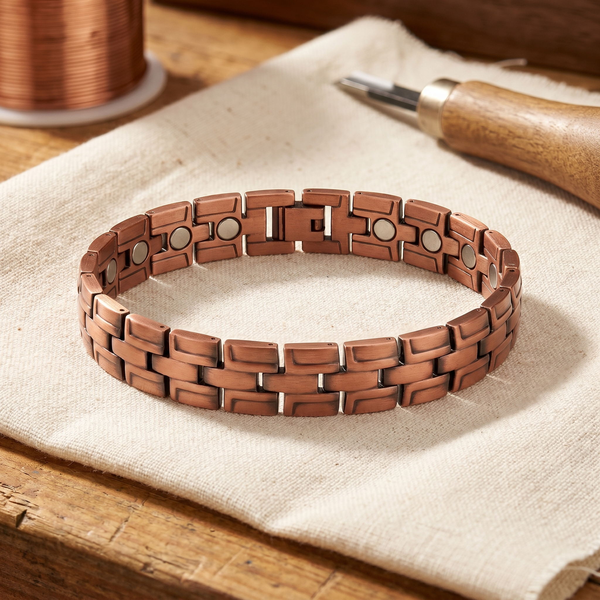 Wear Copper  Gorse Men's Copper Bracelet