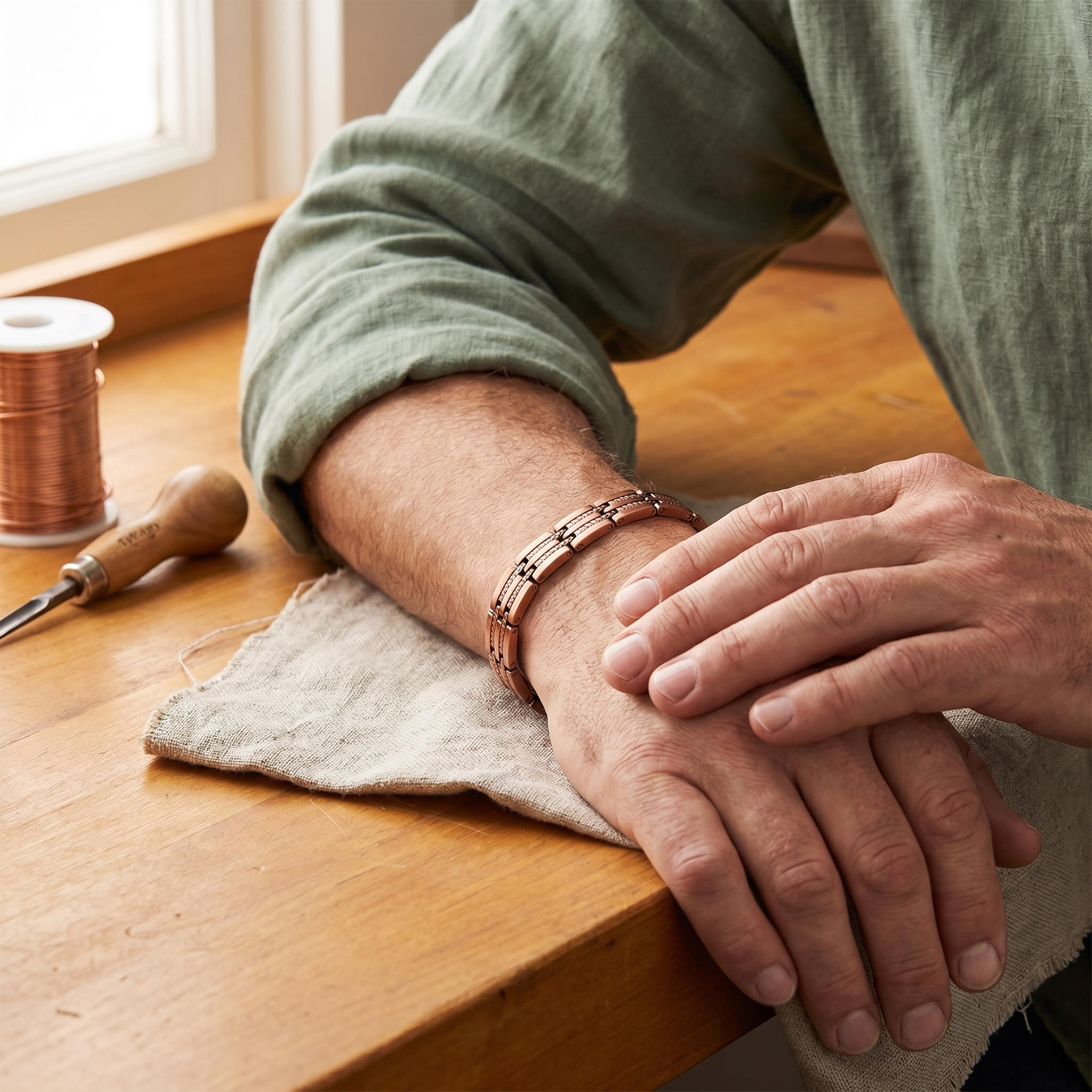 Wear Copper Pike Men's Copper Bracelet