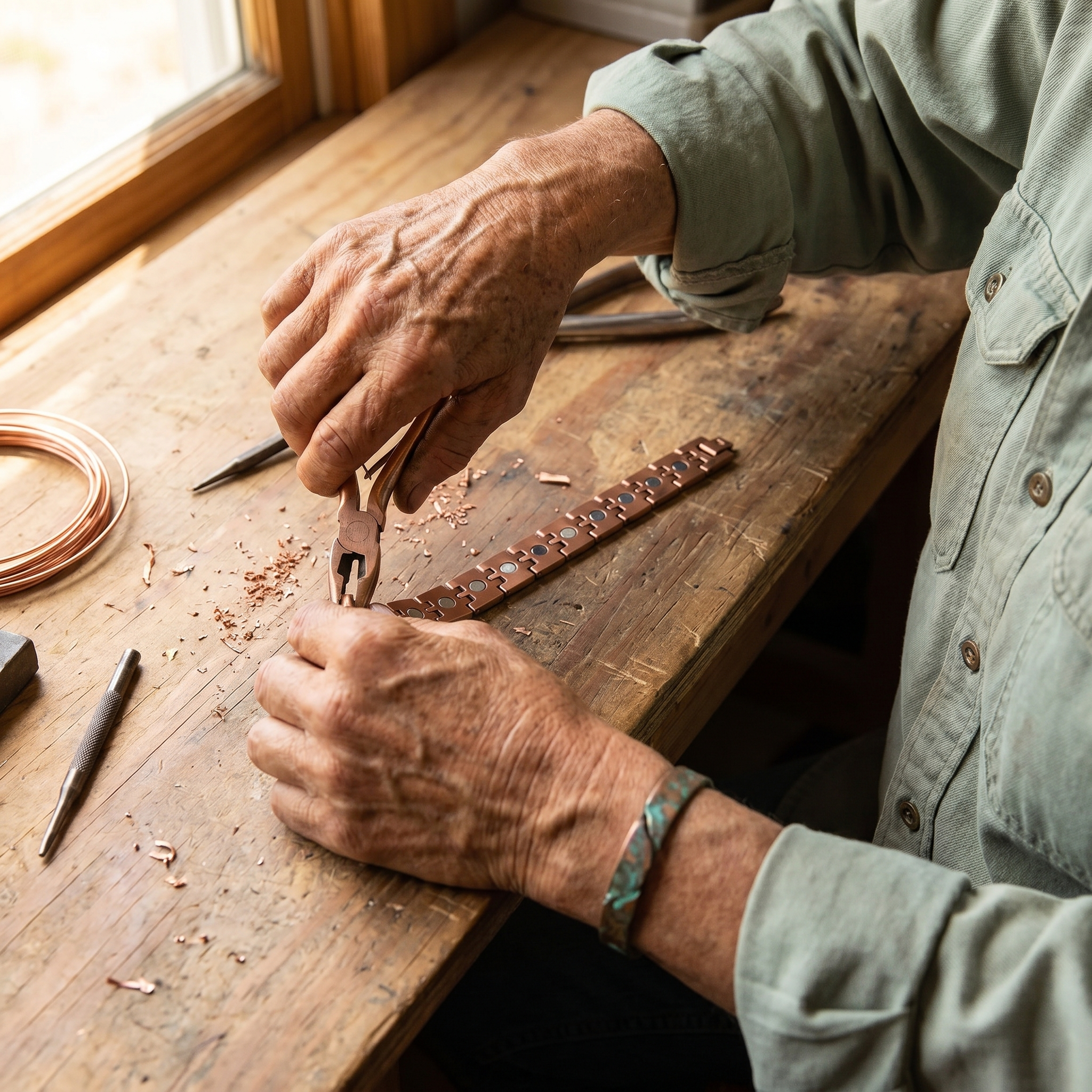 Wear Copper Pike Men's Copper Bracelet