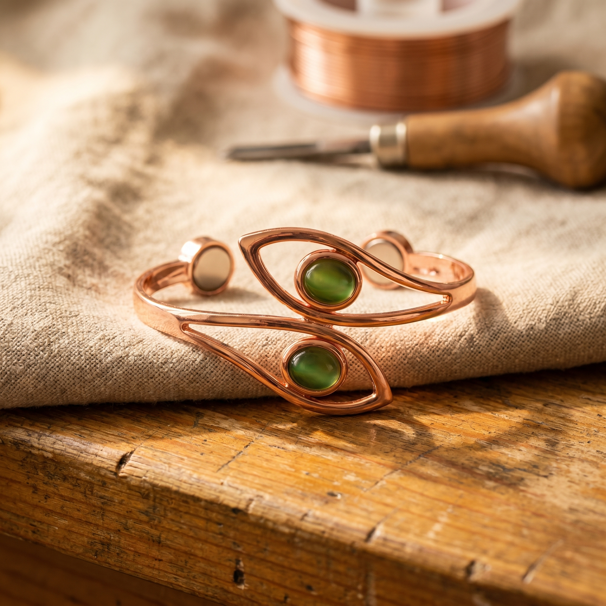 Wear Copper Opal Copper Bracelet