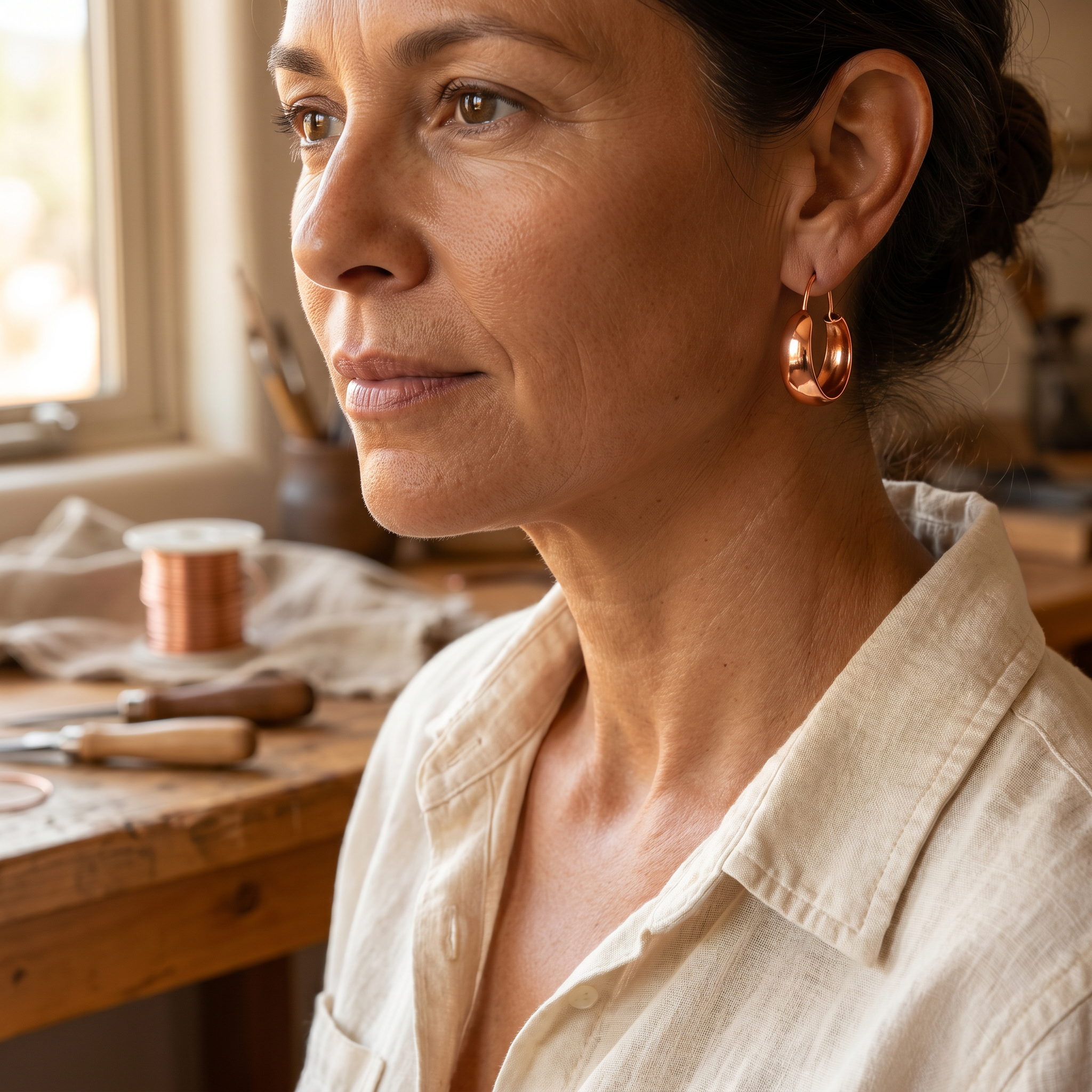 Wear Copper Dell Copper Earrings